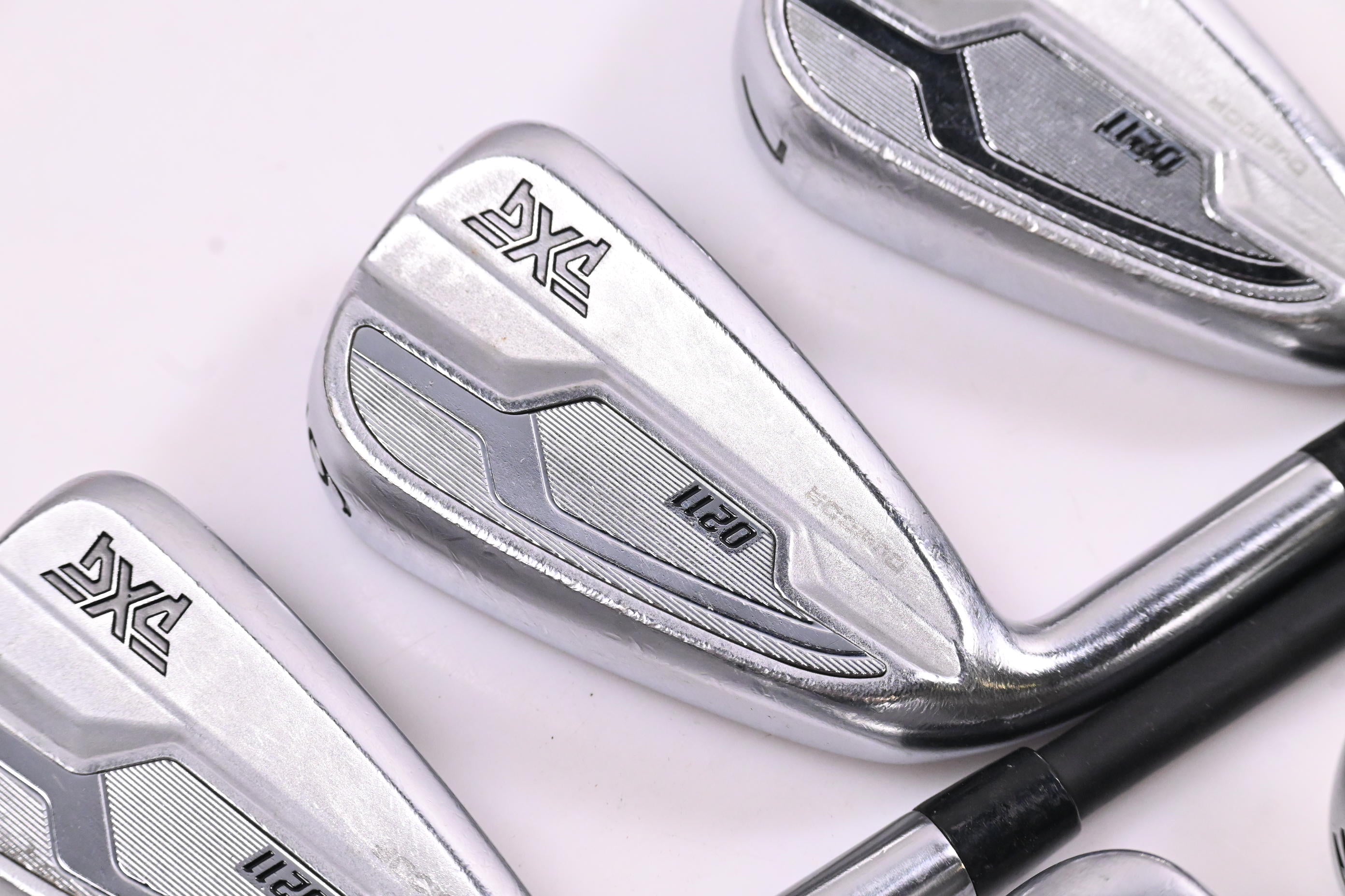 Left Hand PXG 0211 DC Irons / 5-PW+LW / Regular Flex MMT 70 Shafts