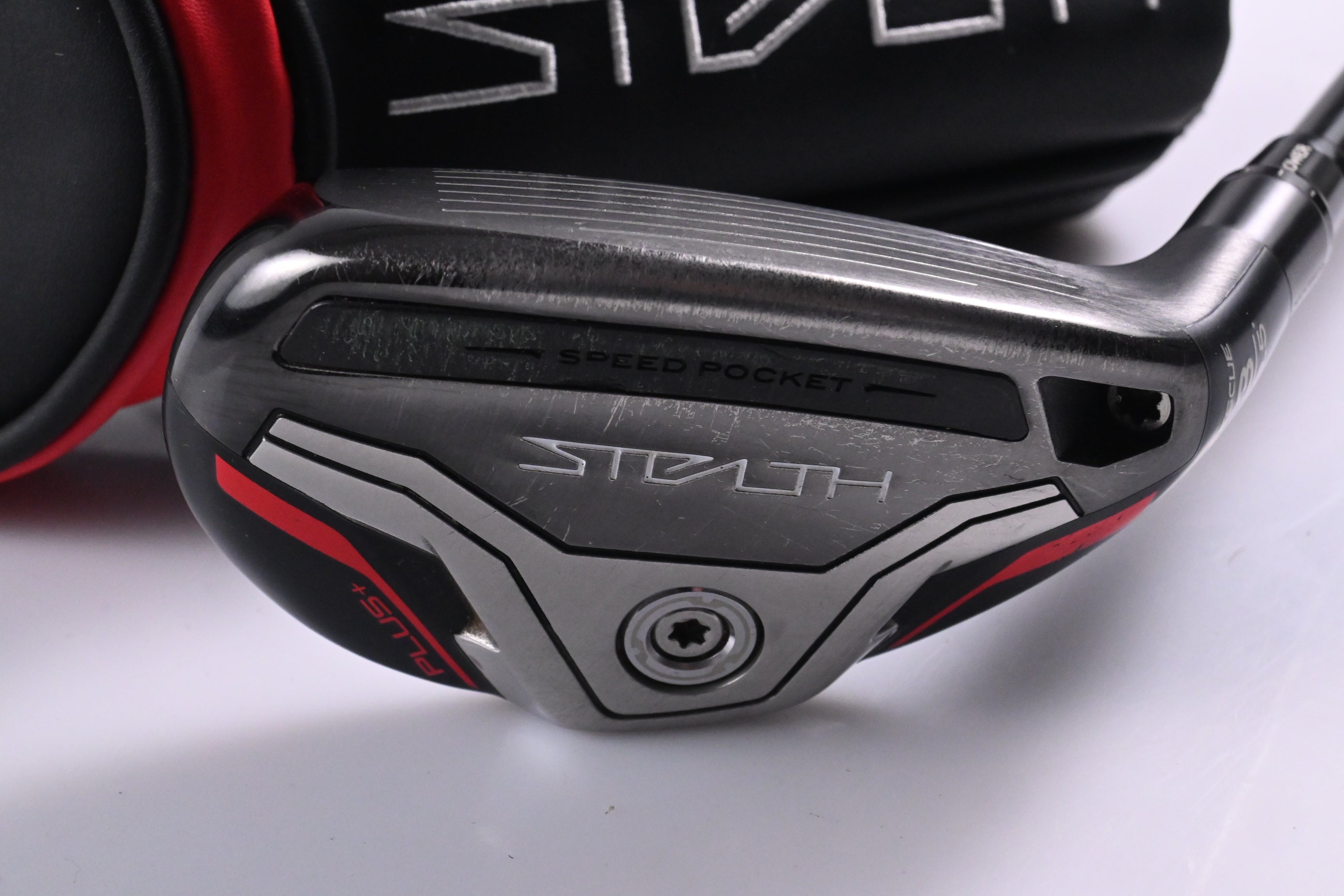Taylormade Stealth Plus #3 Hybrid / 19.5 Degree / Stiff Flex Hzrdus Smoke Red