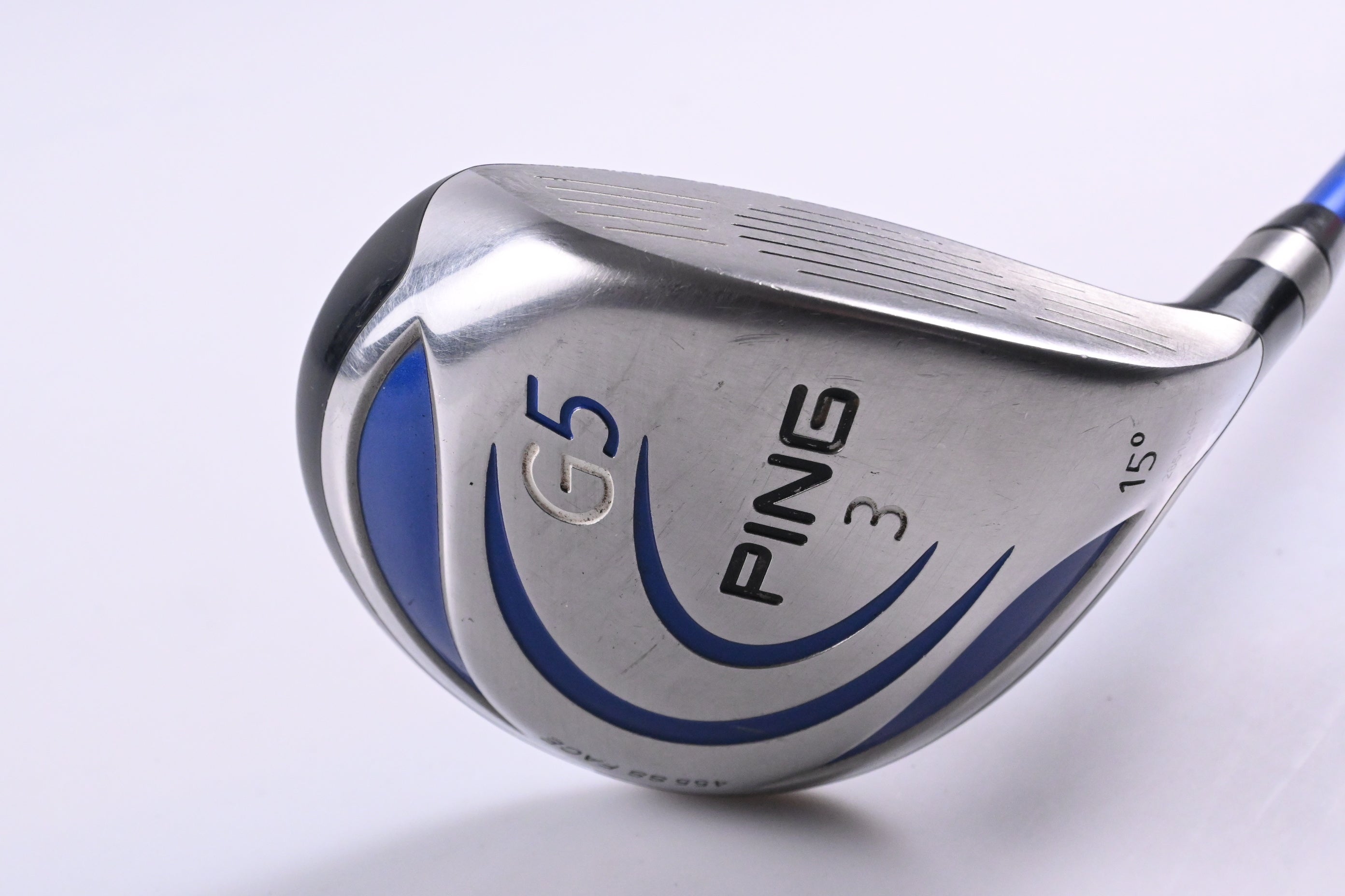 Ping G5 #3 Wood / 15 Degree / Stiff Flex Grafalloy ProLaunch Blue 75 Shaft