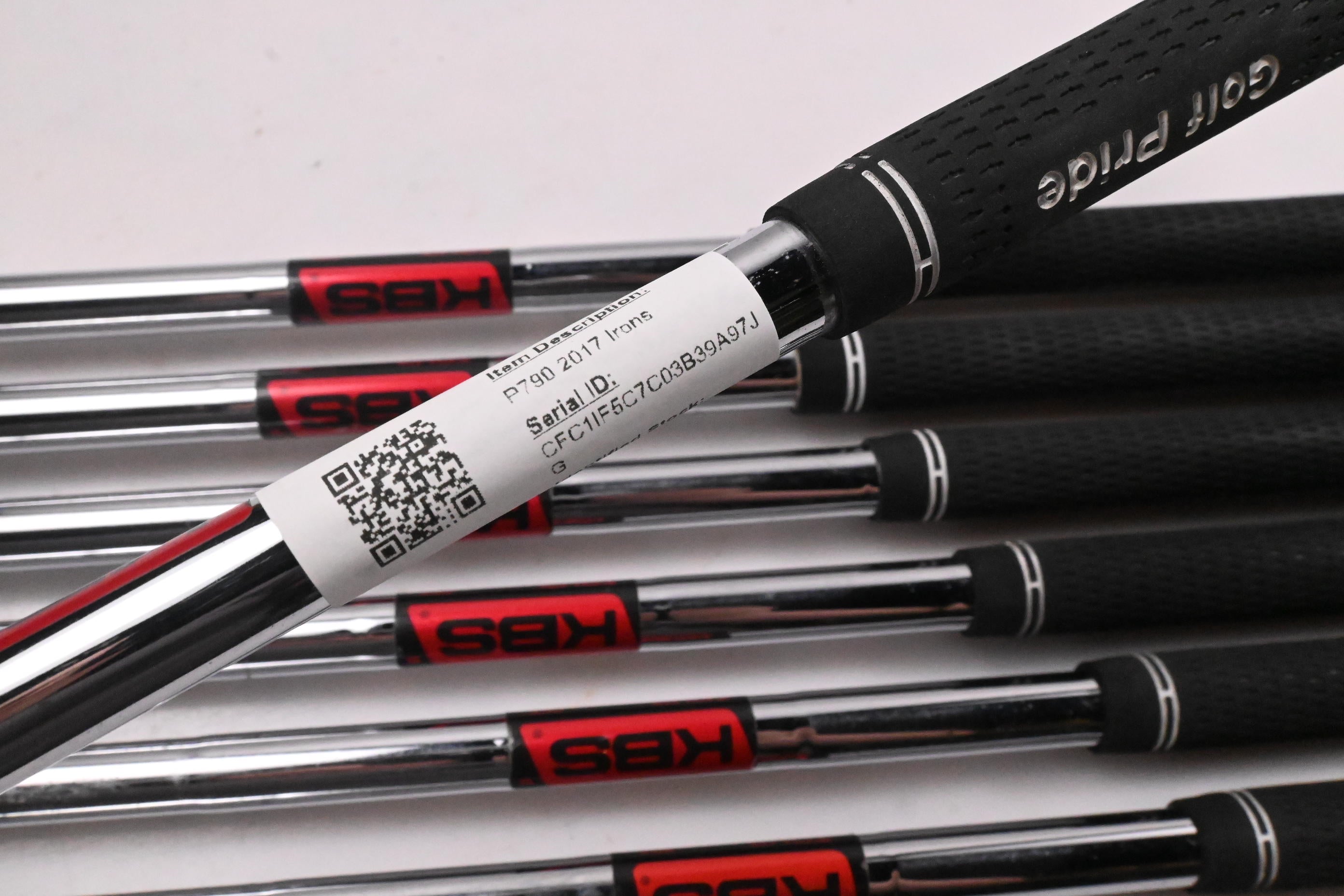 Taylormade P790 2017 Irons / 4-PW / Stiff Flex KBS Tour Shafts