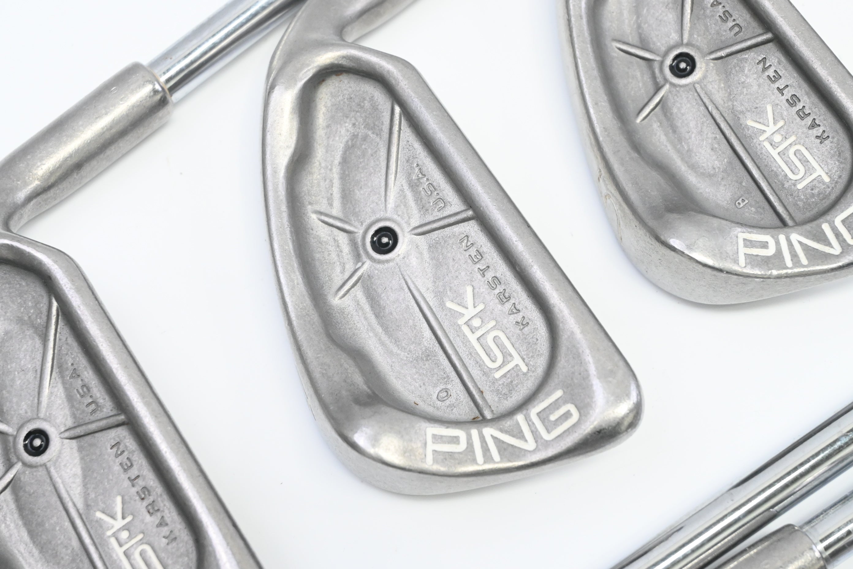 Ping ISI-K Irons / 3-PW+SW+LW / Black Dot / Stiff Flex Ping JZ Shafts
