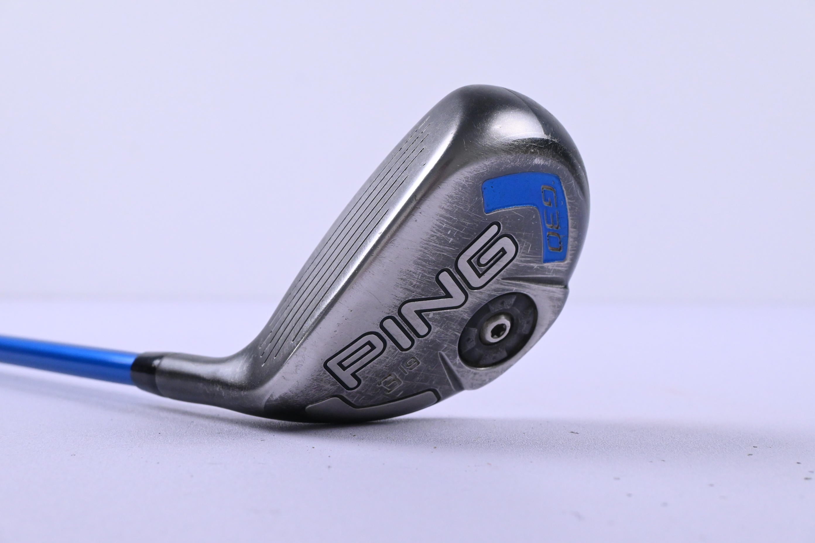 Left Hand Ping G30 #3 Hybrid / 19 Degree / Stiff Flex Ping TFC 419 Shaft