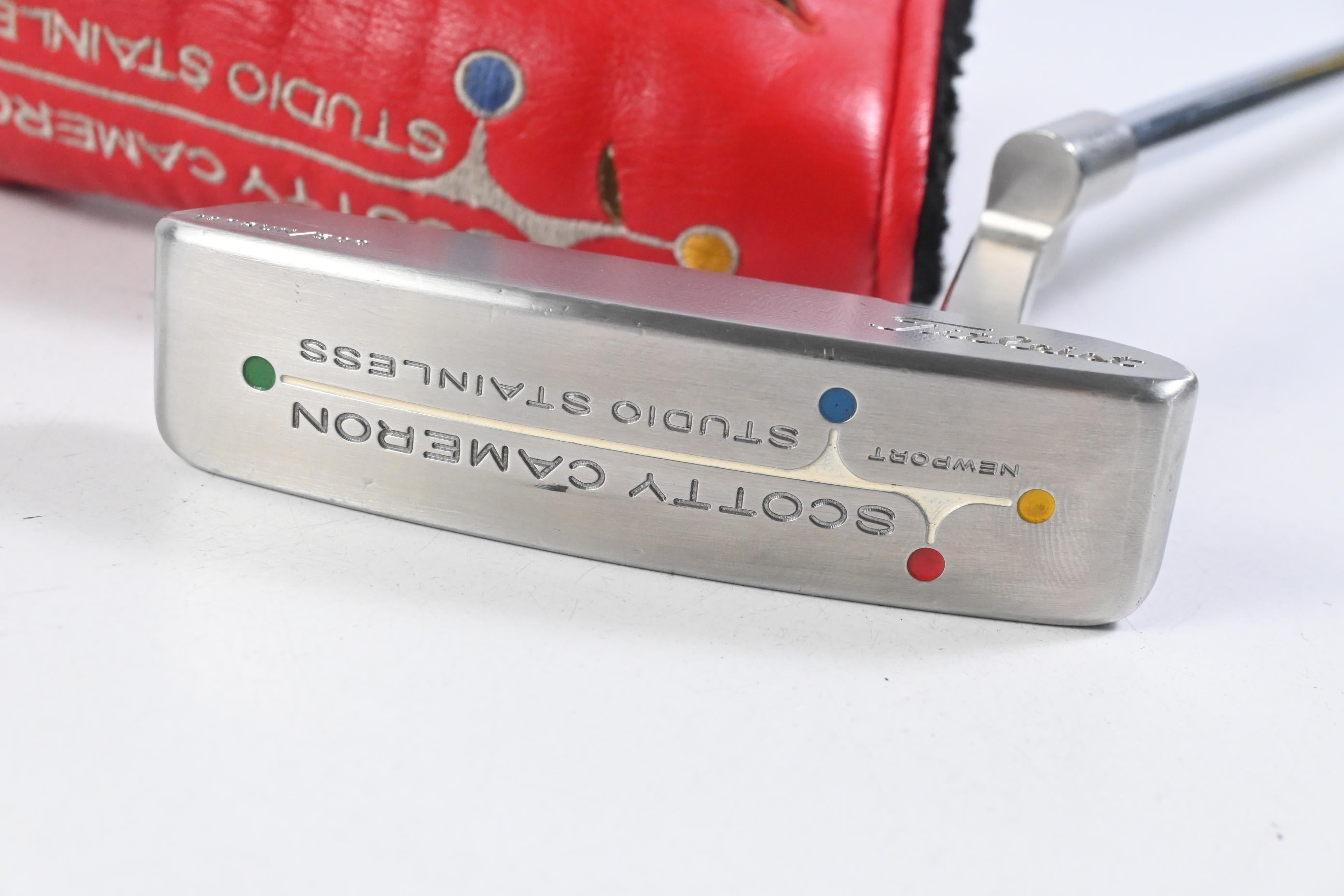 Scotty Cameron 1st of 500 'Green Dot Down' Studio Stainless Putter / 33 Inch