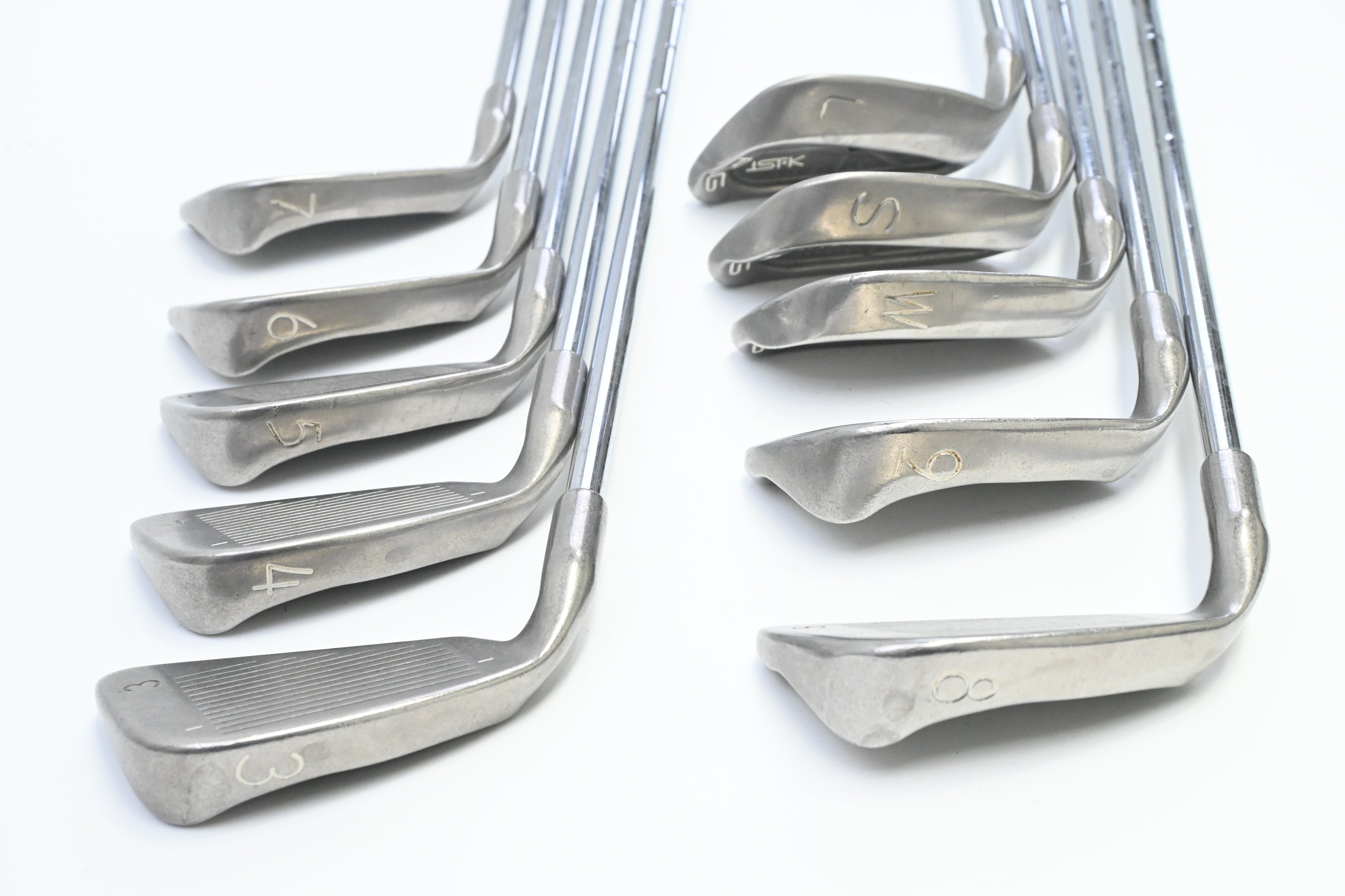 Ping ISI-K Irons / 3-PW+SW+LW / Black Dot / Stiff Flex Ping JZ Shafts
