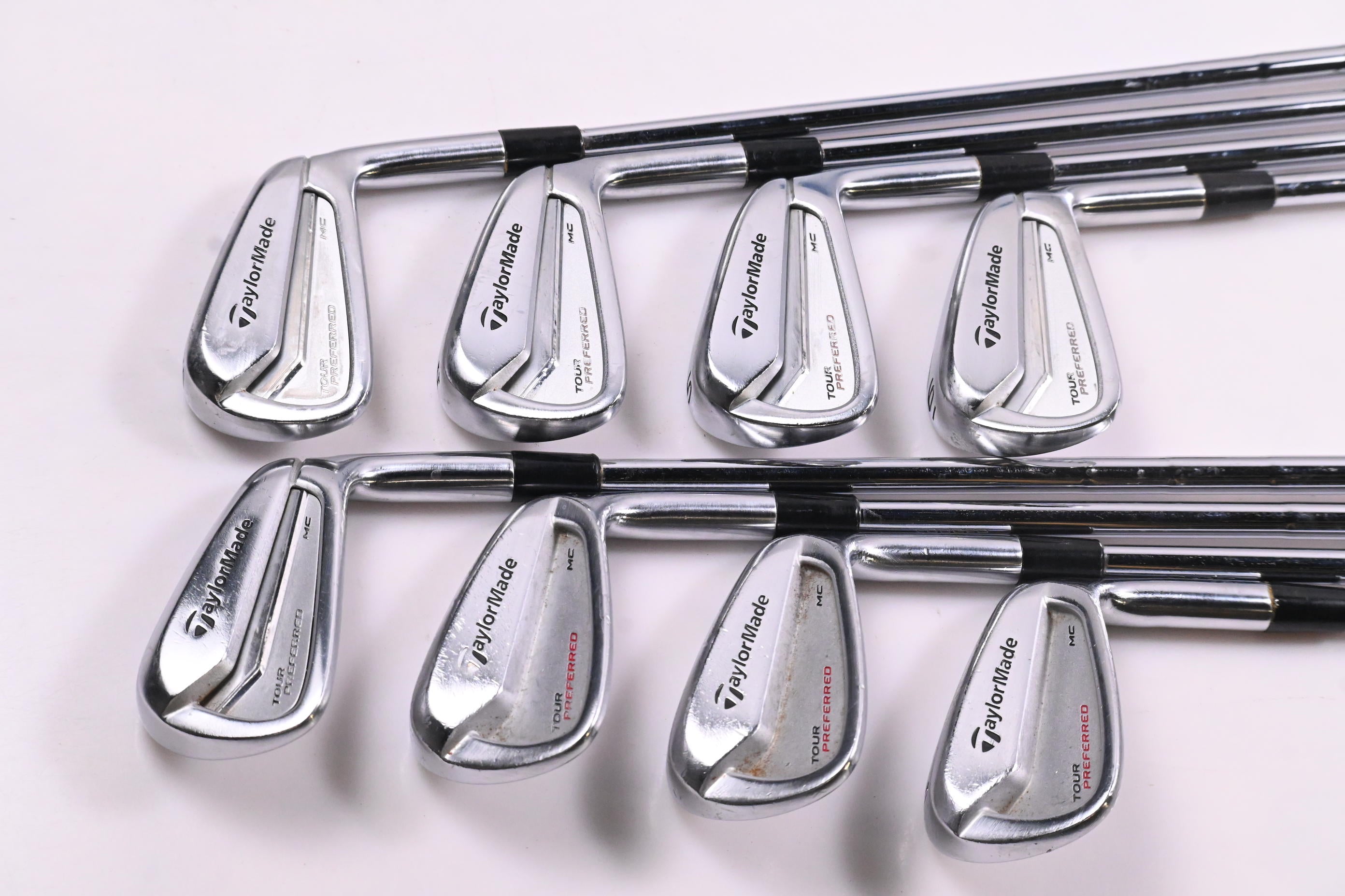 Taylormade Tour Preferred MC 2011 Irons / 3-PW / Stiff Flex KBS Tour Shafts