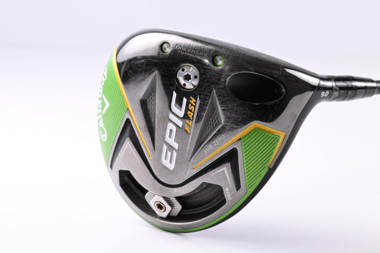 Ladies Callaway Epic Flash Sub Zero Driver / 9 Degree / Ladies Flex Bassara E 52
