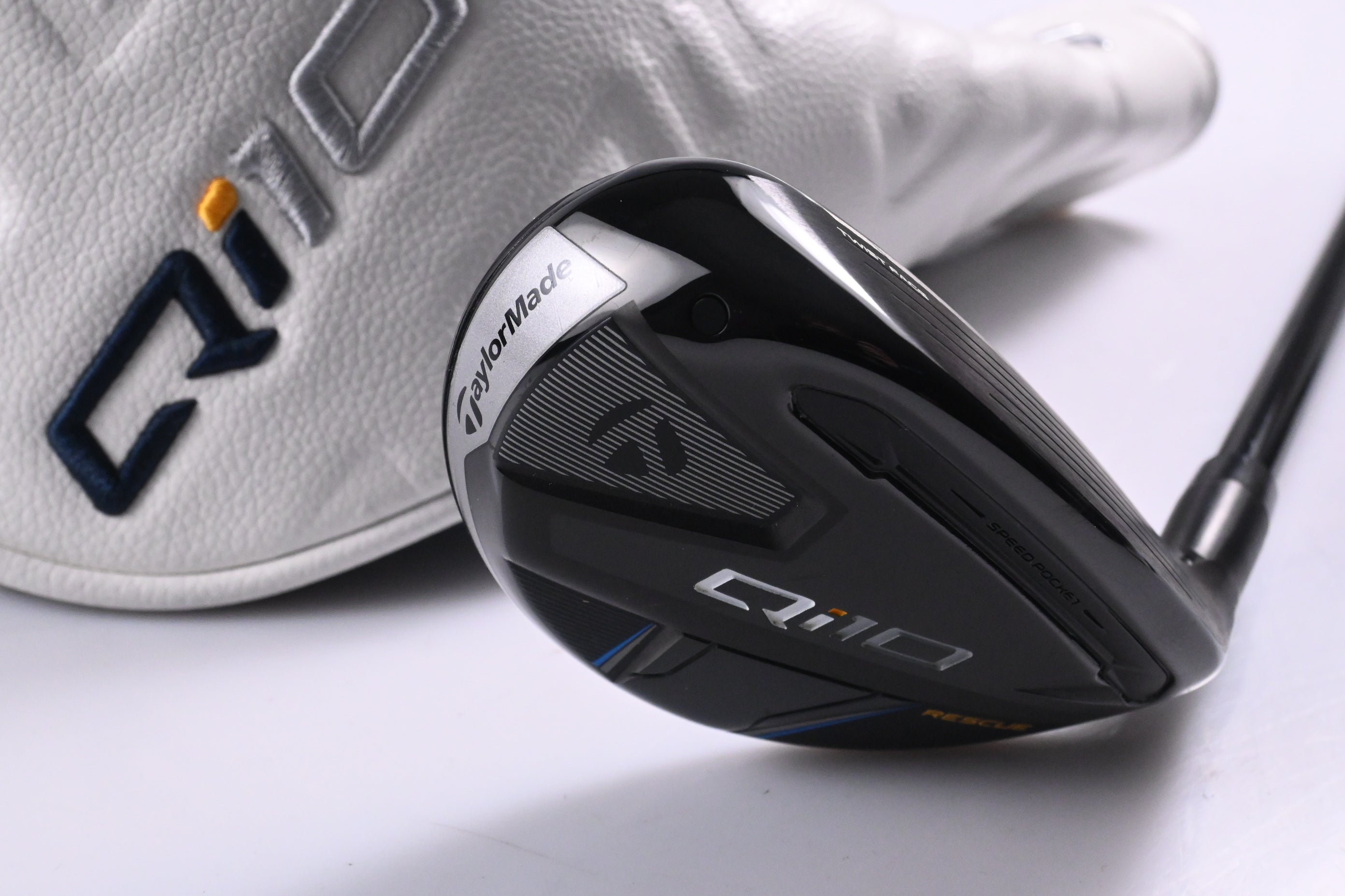 Taylormade Qi10 #4 Hybrid / 22 Degree / Stiff Flex Fujikura Ventus TR Blue 7