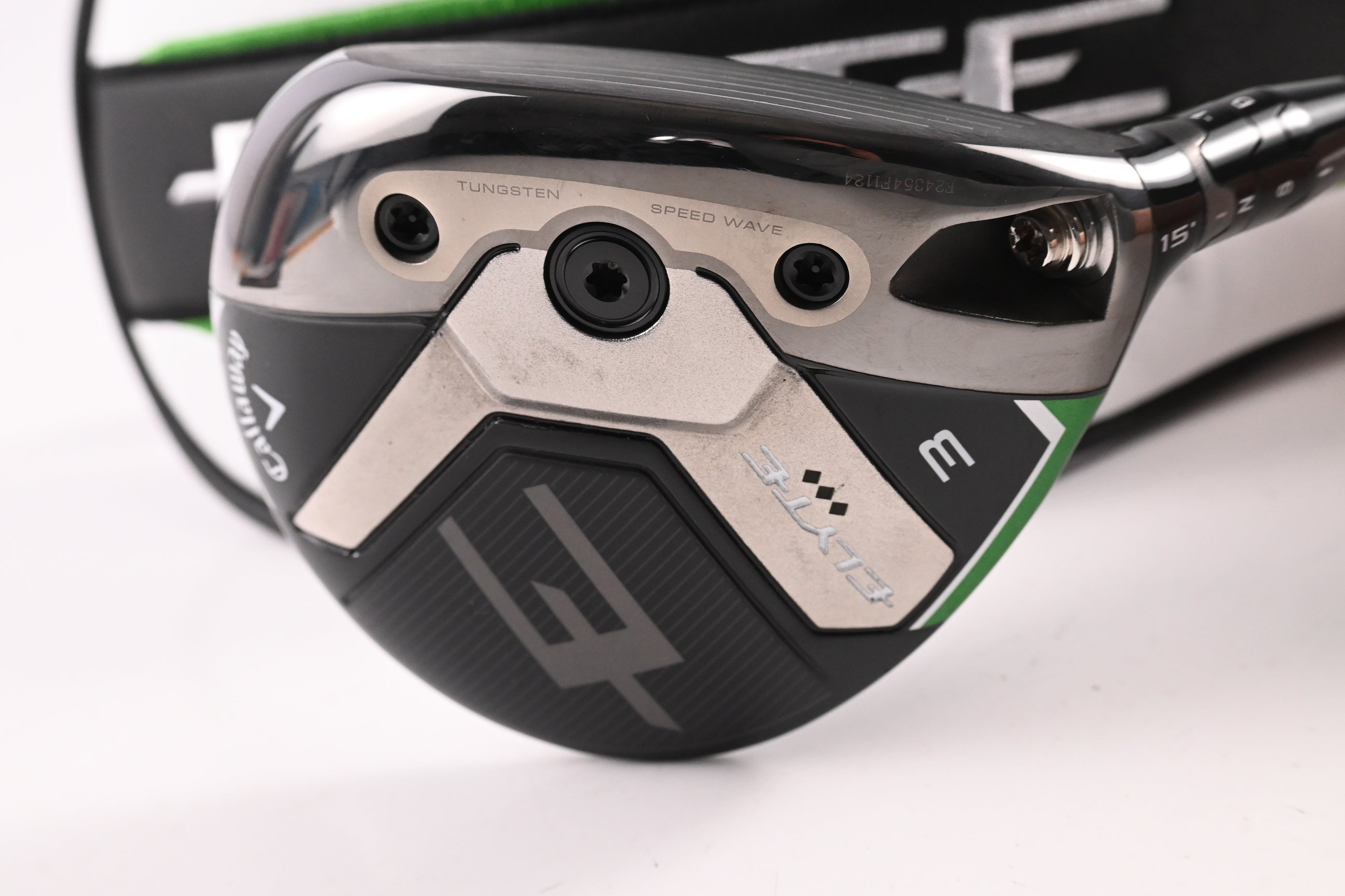 Callaway Elyte Triple Diamond #3 Wood / 15 Degree / X-Flex Denali Charcoal 70