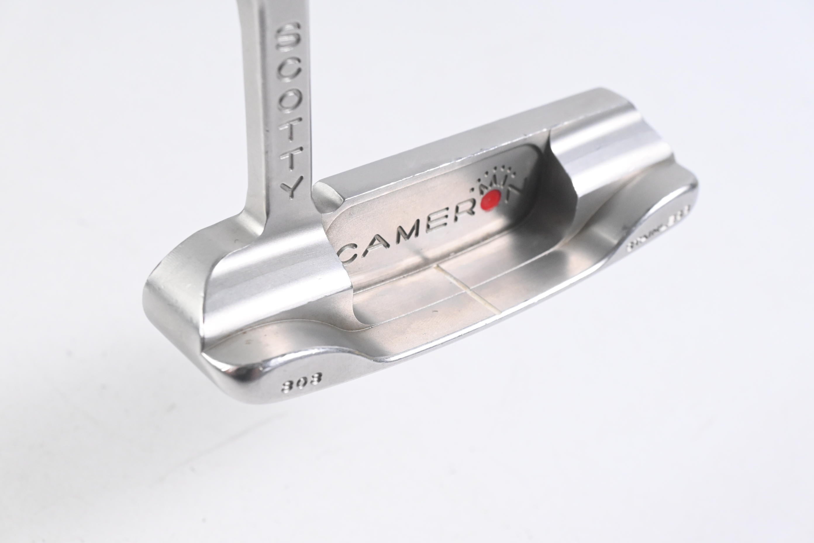 Scotty Cameron 1st of 500 'Green Dot Down' Studio Stainless Putter / 33 Inch