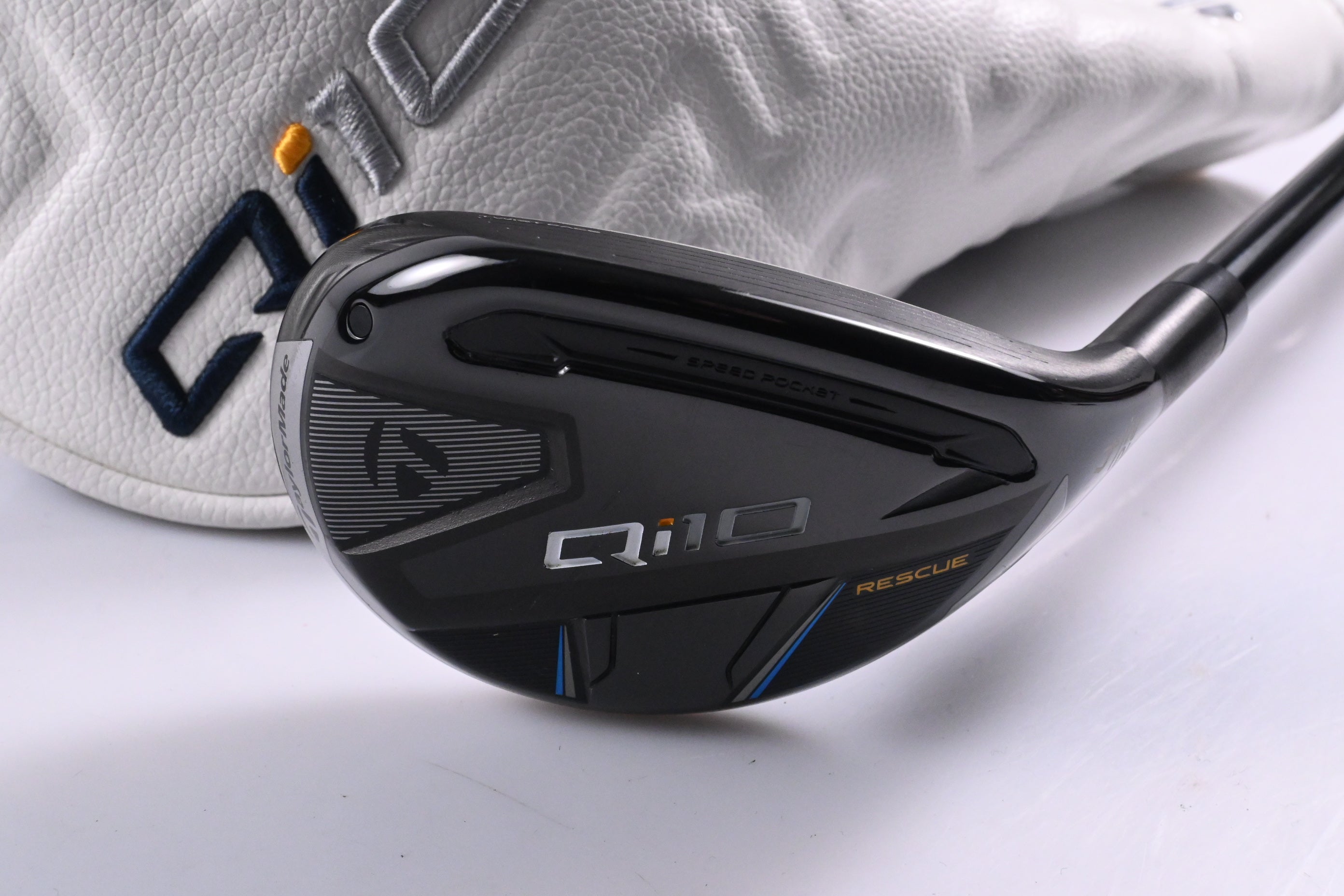 Taylormade Qi10 #4 Hybrid / 22 Degree / Stiff Flex Fujikura Ventus TR Blue 7
