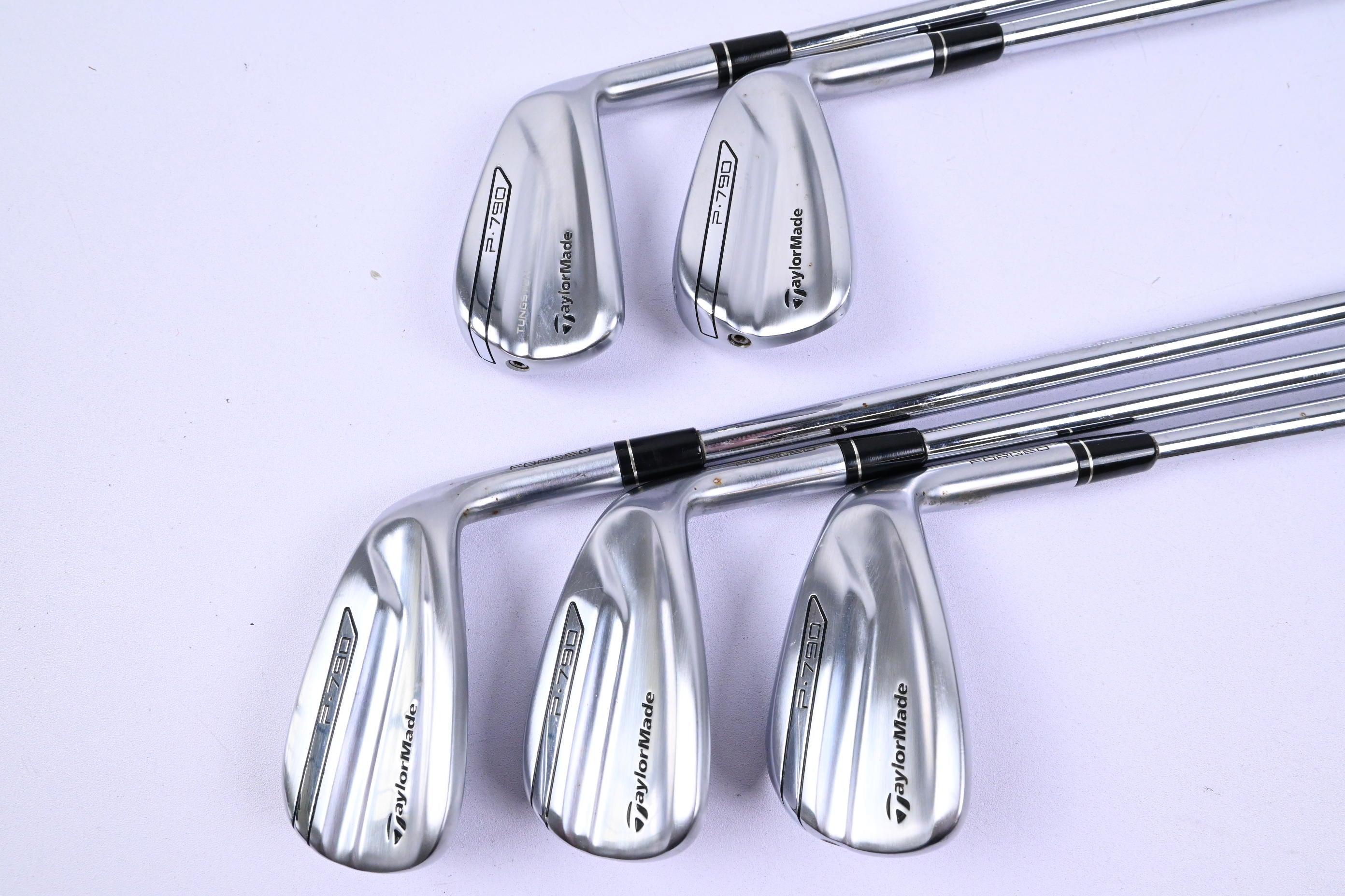 Taylormade P790 2019 Irons / 7-PW+GW / Regular Flex Dynamic Gold 105 Shafts