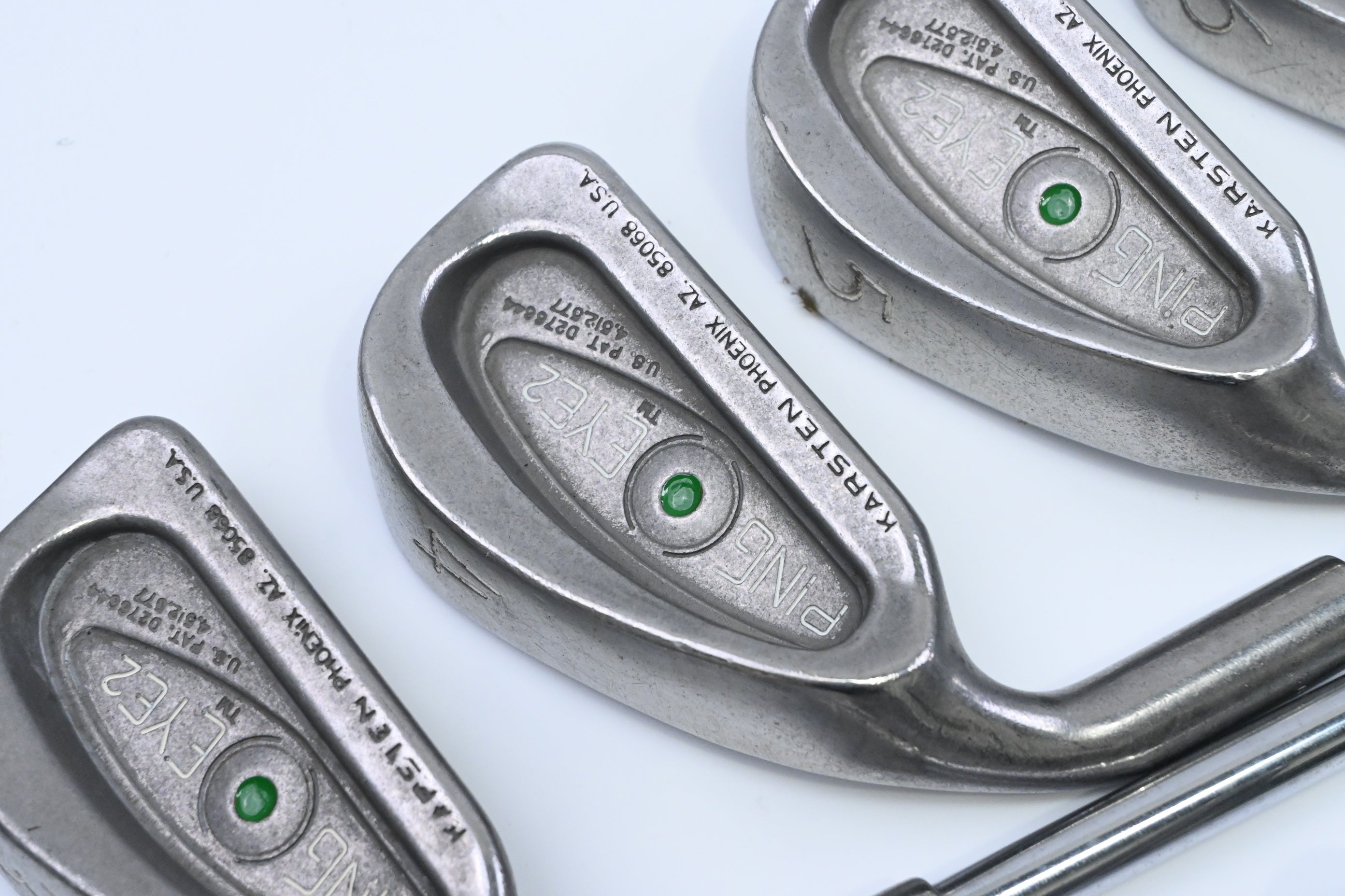 Left Hand Ping Eye 2 Irons / 3-PW+SW / Green Dot / Regular Flex Ping Z-Z Lite