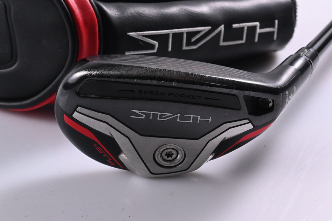 Taylormade Stealth Plus #3 Hybrid / 19.5 Degree / Stiff Flex Hzrdus Smoke Red
