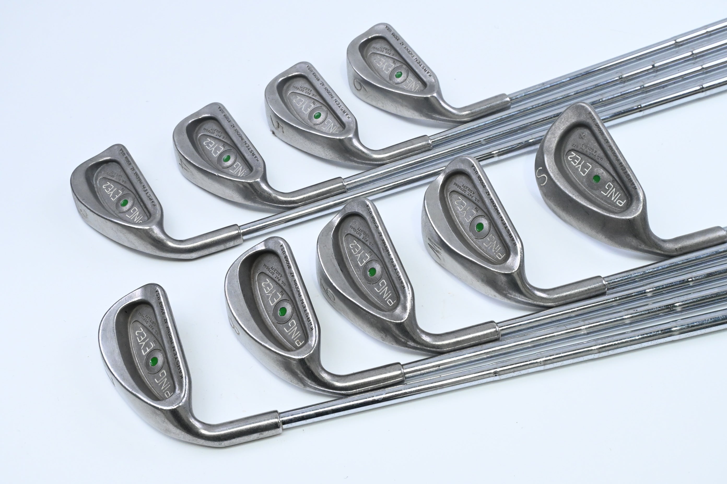 Left Hand Ping Eye 2 Irons / 3-PW+SW / Green Dot / Regular Flex Ping Z-Z Lite