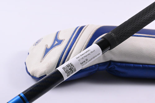 Mizuno ST180 #3 Wood / 15 Degree / Regular Flex Tensei CK Blue 60 Shaft