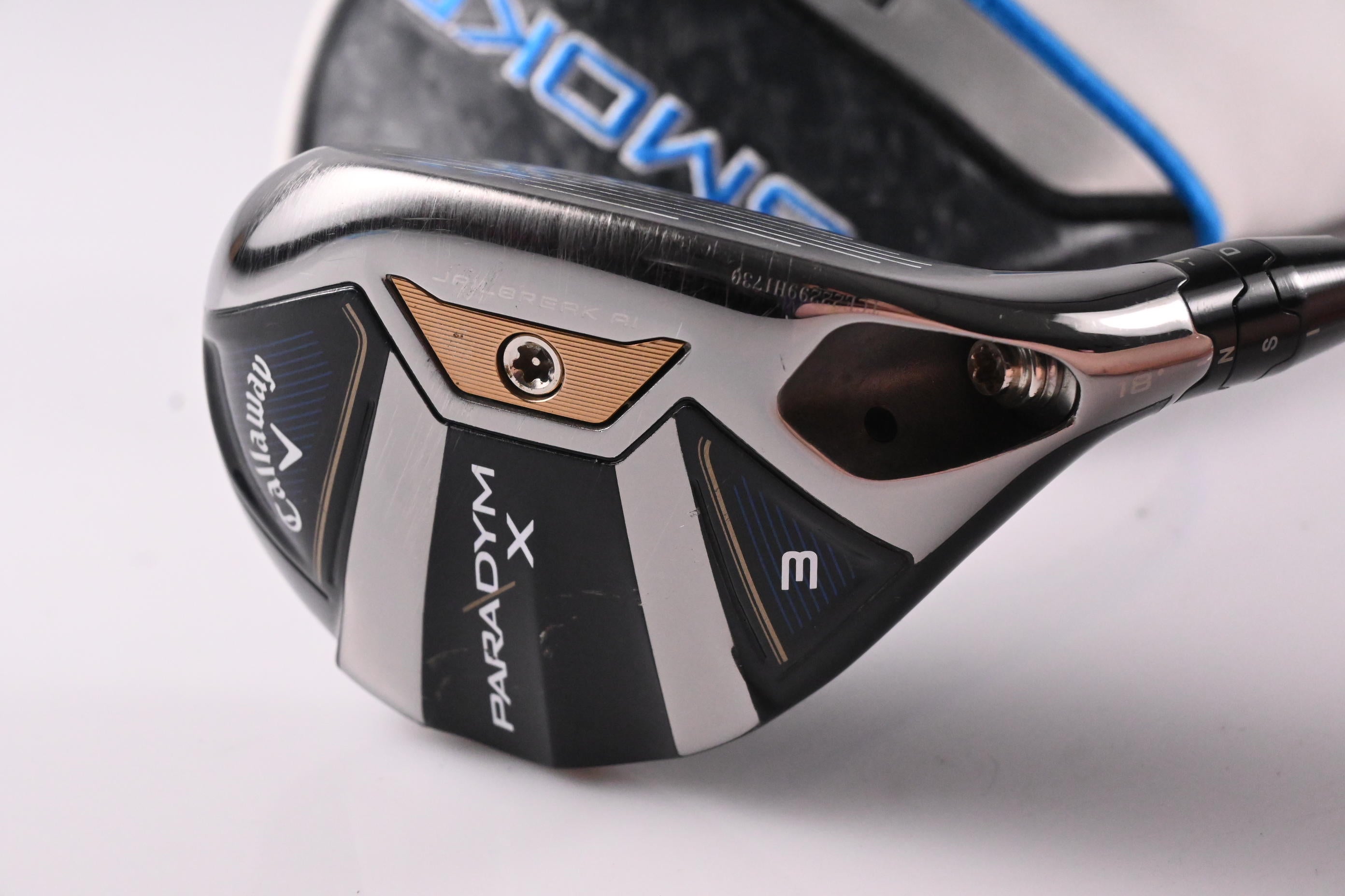 Tour Issue Callaway Paradym X #3 Hybrid / 18 Degree / Regular Flex HZRDUS Silver