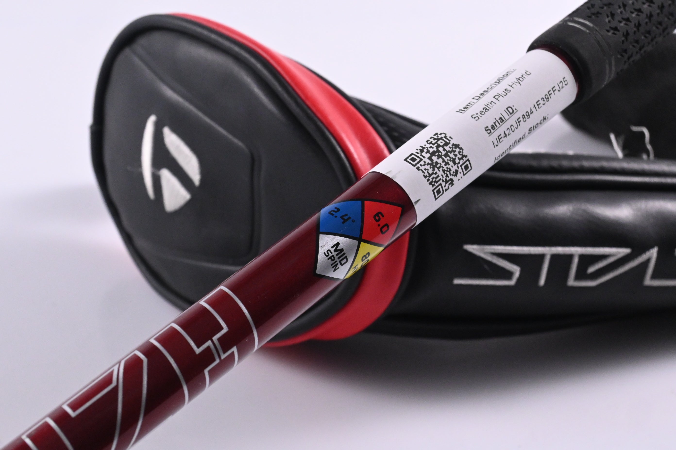 Taylormade Stealth Plus #3 Hybrid / 19.5 Degree / Stiff Flex Hzrdus Smoke Red