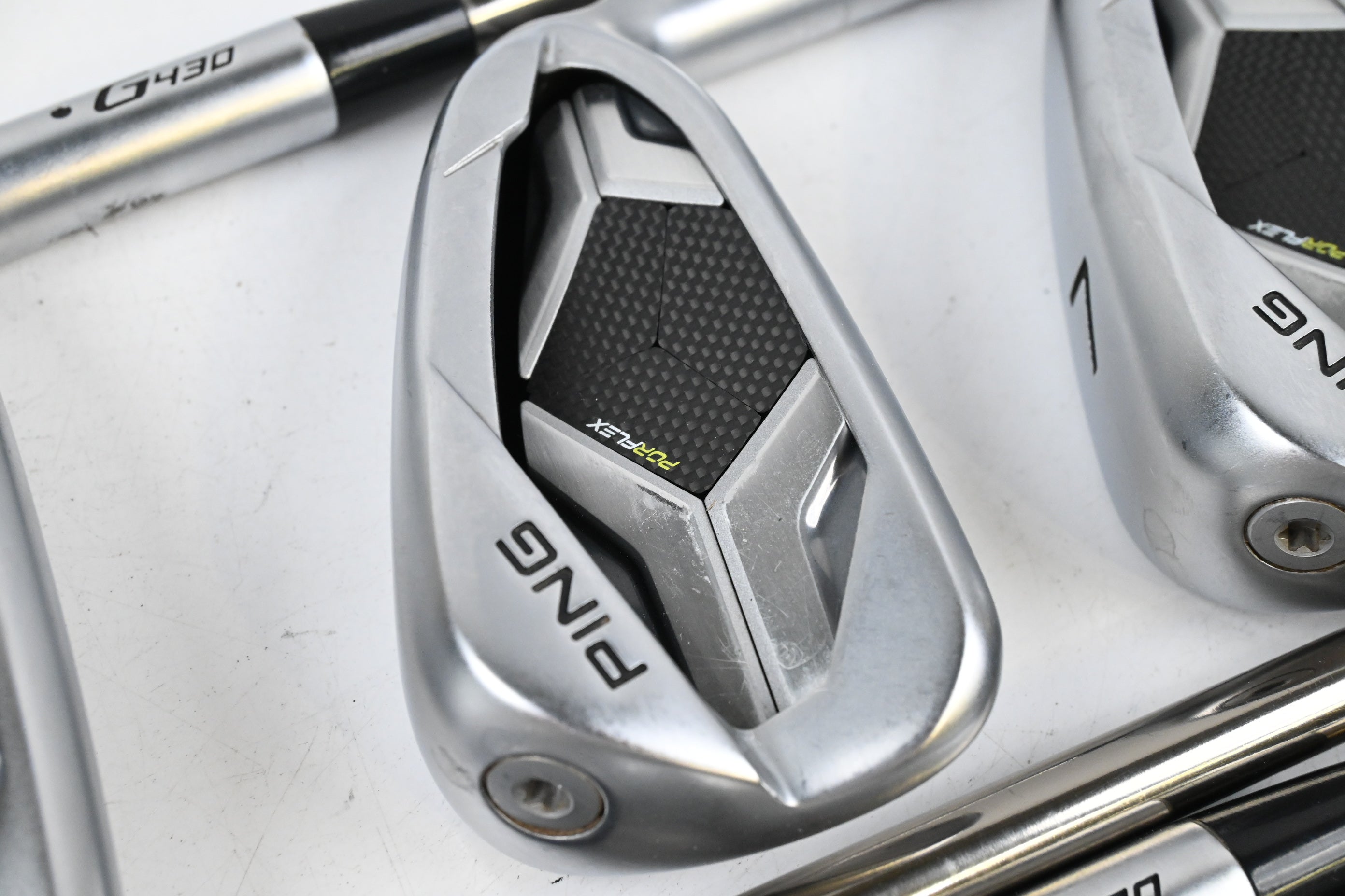 Ping G430 Irons / 5-PW / Black Dot / Senior Flex UST Mamiya Recoil ES 760 Shafts
