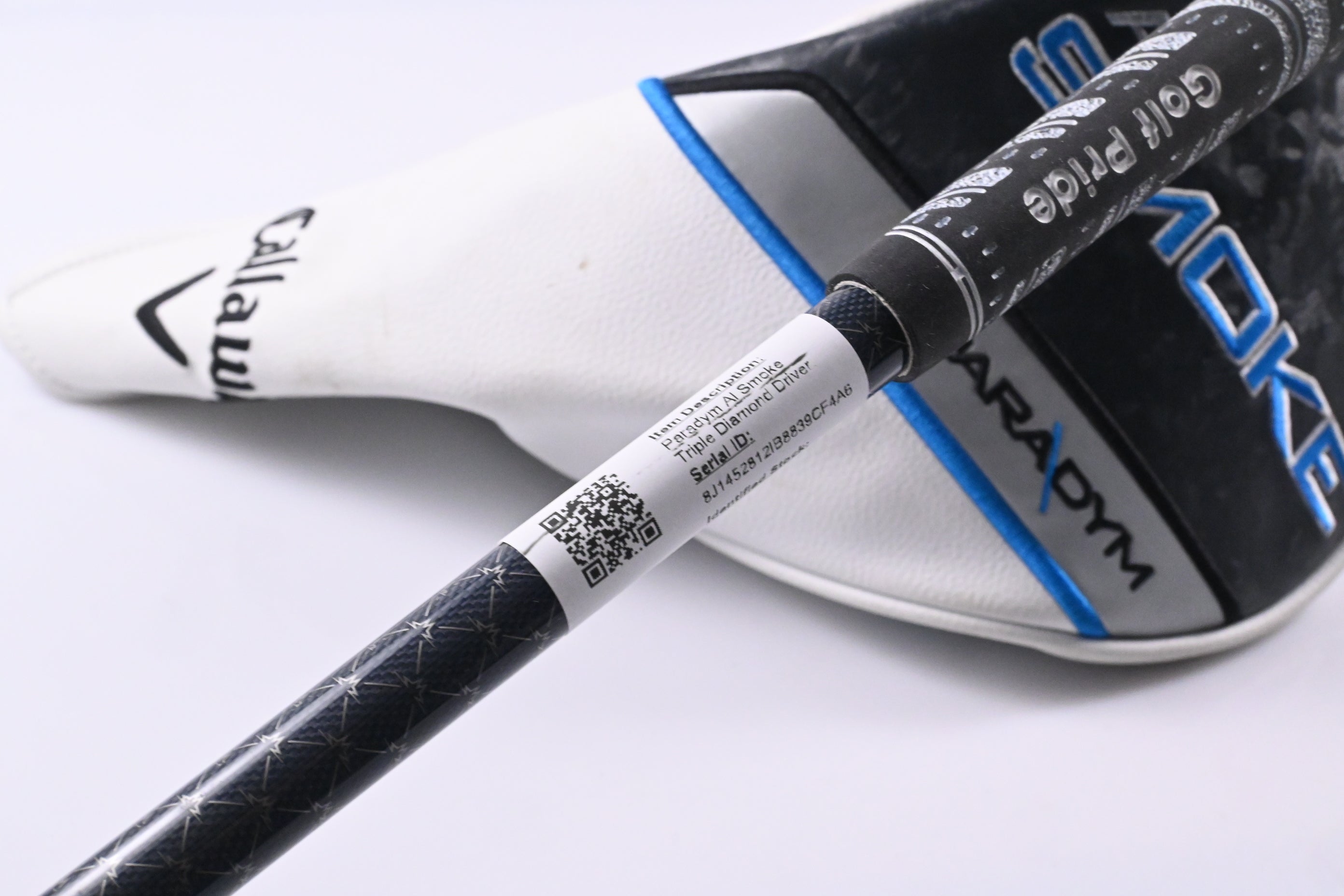 Callaway Paradym Ai Smoke Triple Diamond Driver / 9 Degree / X-Flex Tensei AV White