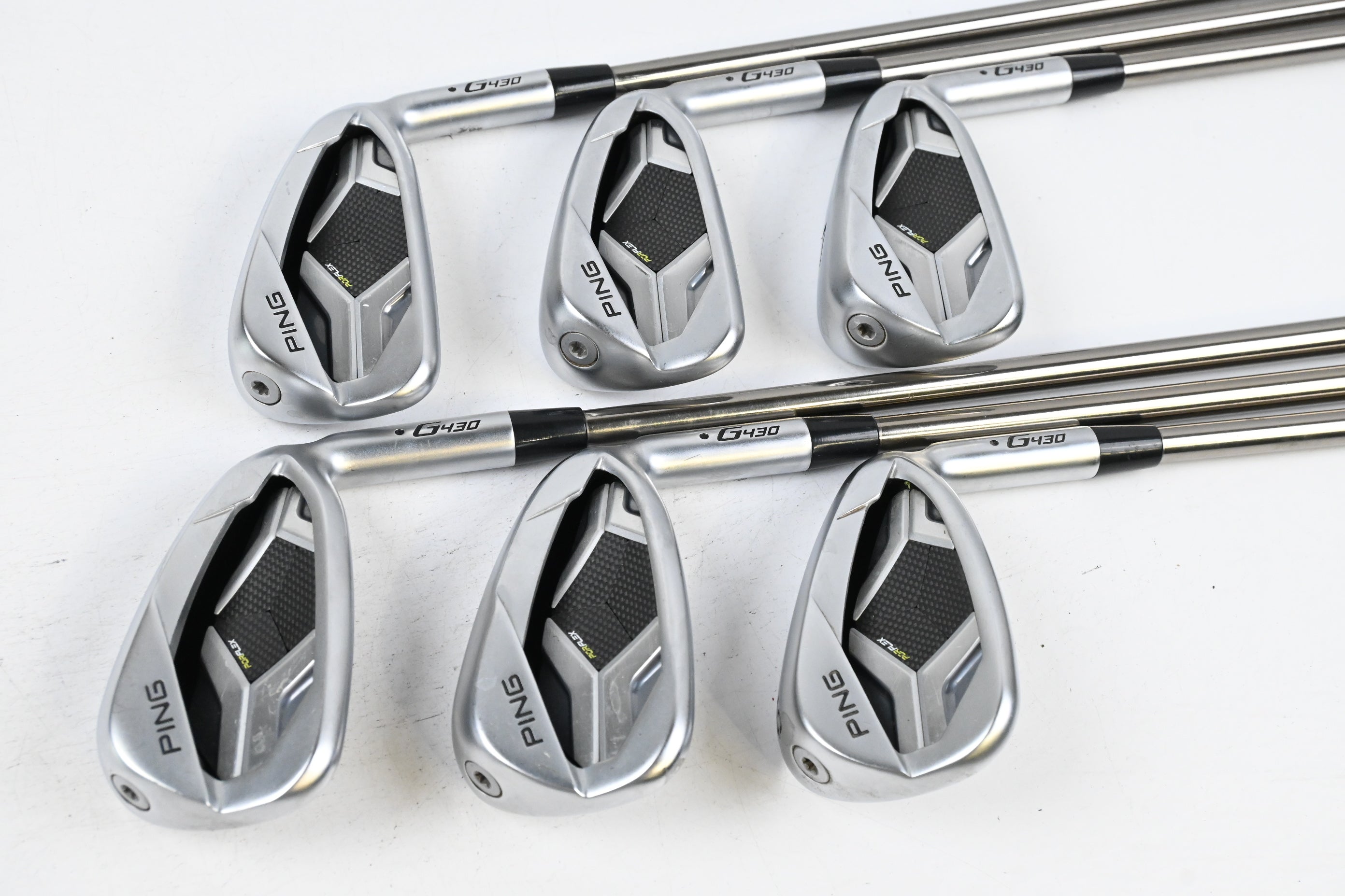 Ping G430 Irons / 5-PW / Black Dot / Senior Flex UST Mamiya Recoil ES 760 Shafts