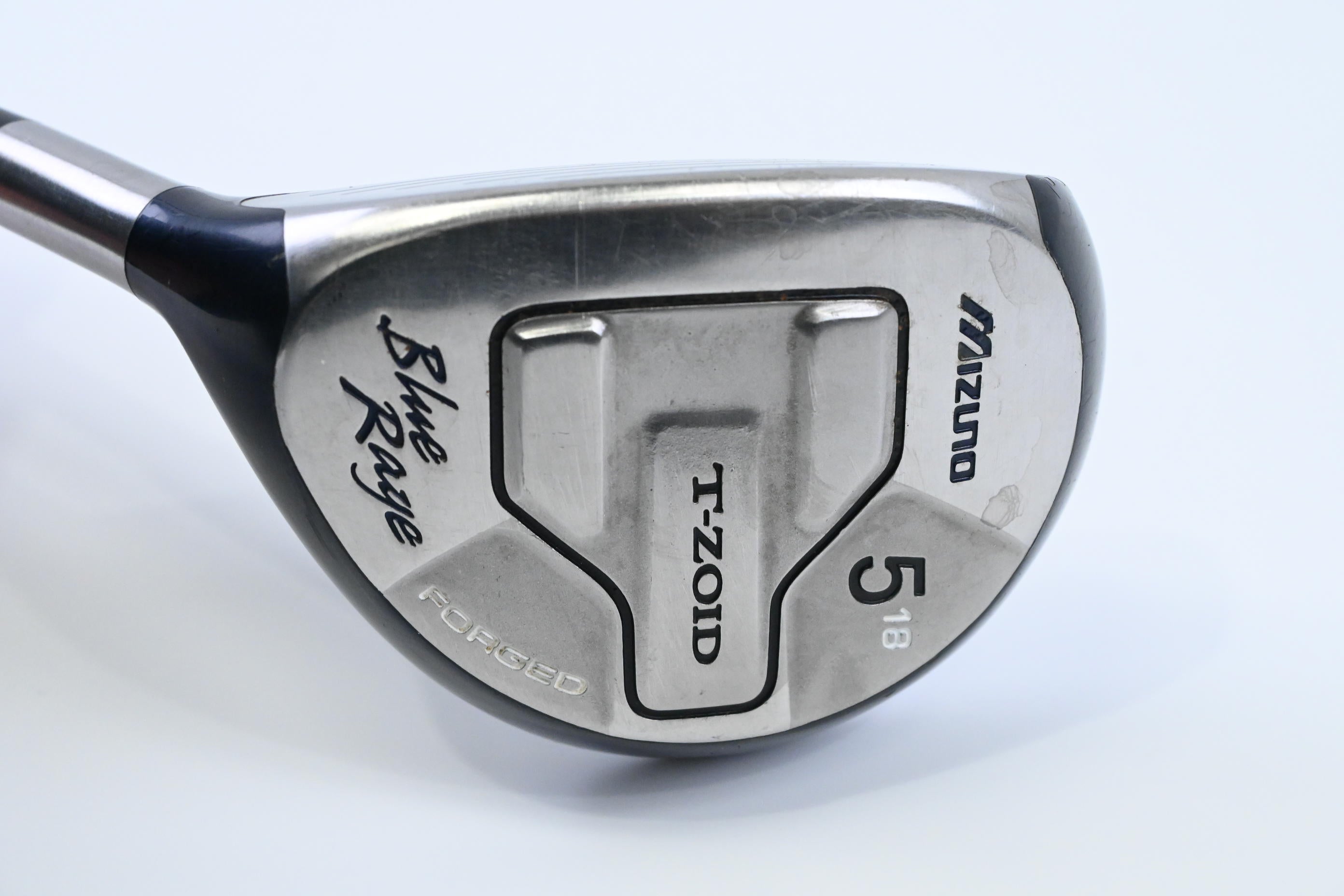 Left Hand Mizuno T-Zoid Forged #5 Wood / 18 Degree / Regular Flex Platinum 65