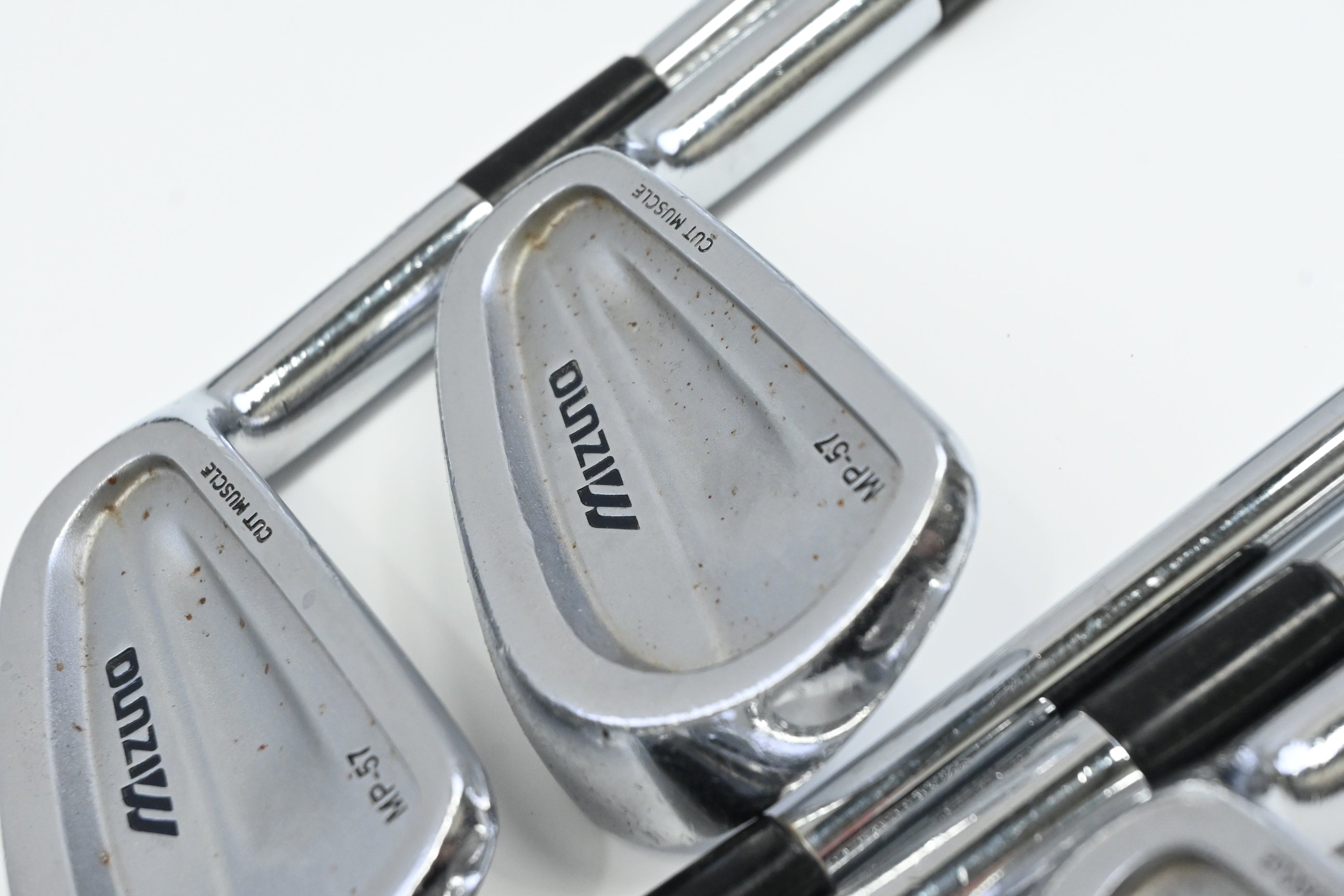 Mizuno MP-57 Irons / 6-PW / Regular Plus Flex Project X Rifle Shafts