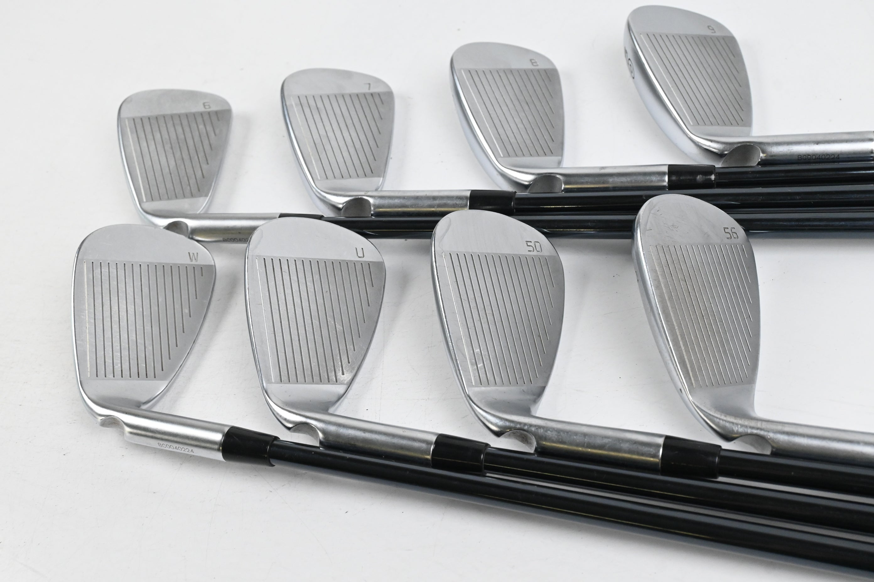 Ping G730 Irons / 6-PW+UW+GW+SW / Green Dot / Senior Flex UST Mamiya Recoil 65