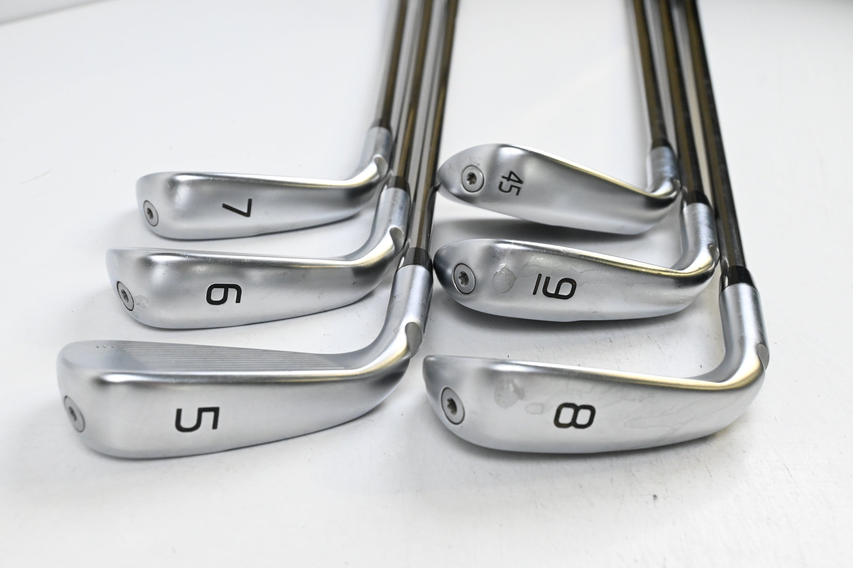 Ping G430 Irons / 5-PW / Black Dot / Senior Flex UST Mamiya Recoil ES 760 Shafts