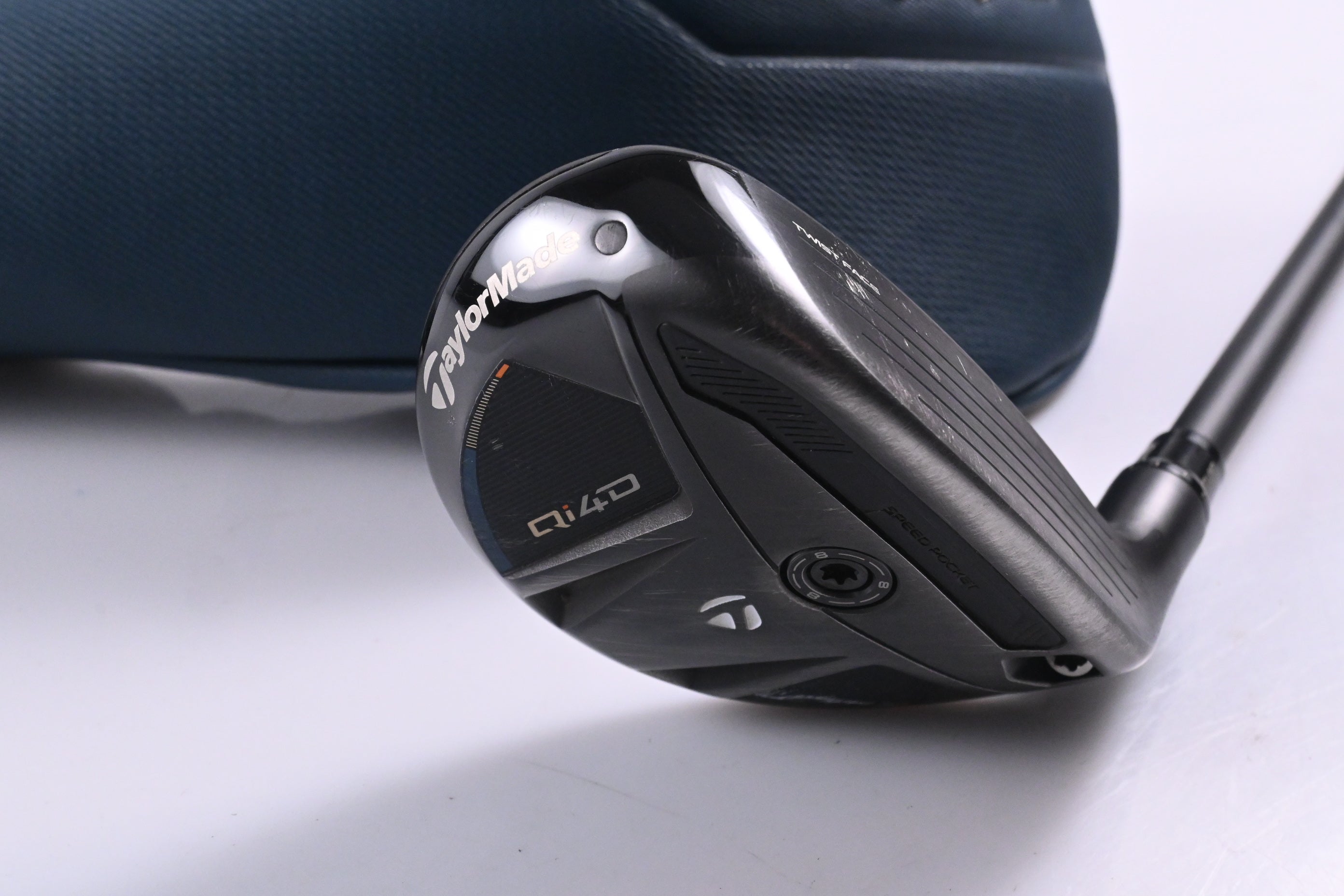 Taylormade Qi4D #3 Hybrid / 19 Degree / Stiff Flex REAX By KBS 75 Shaft