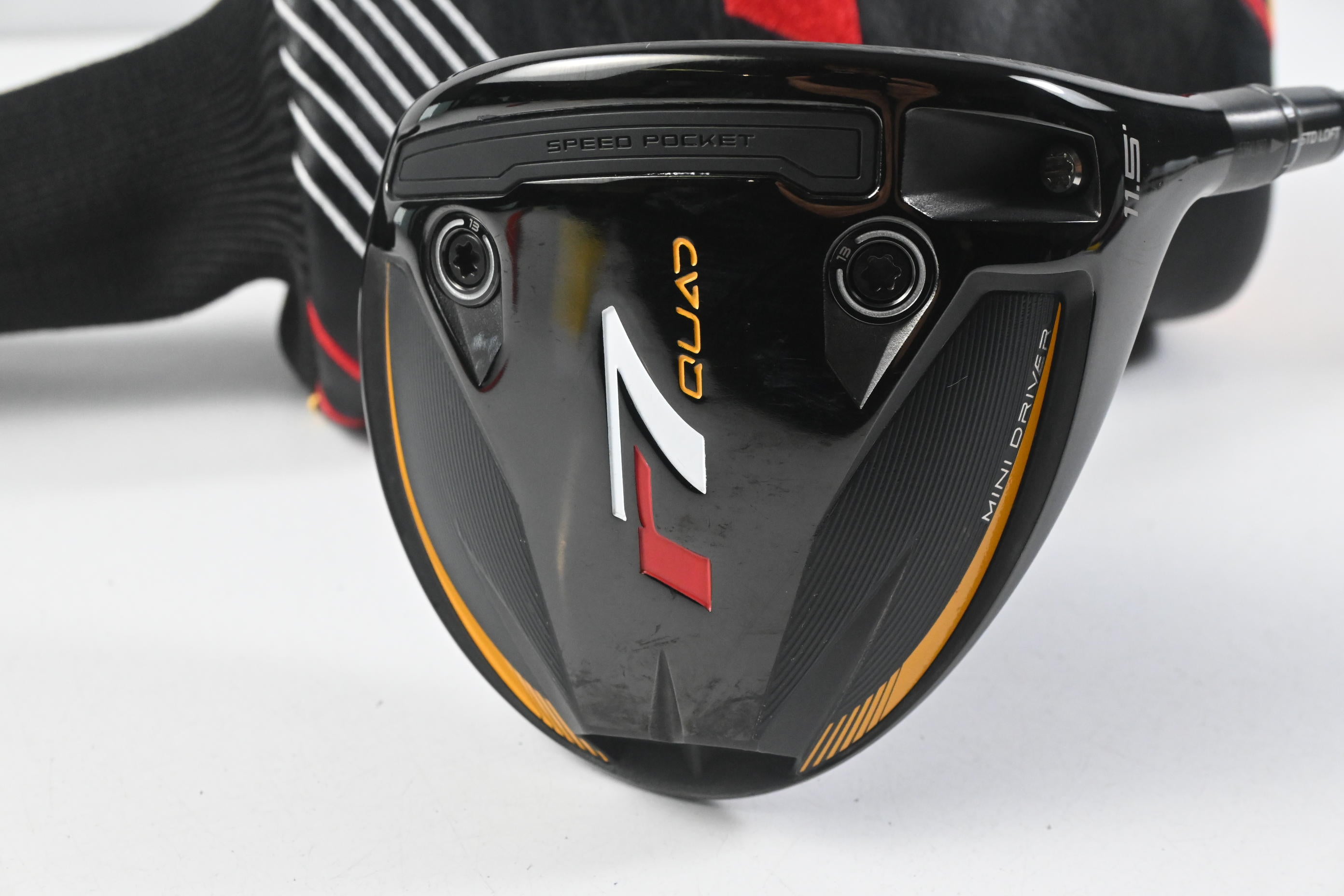Taylormade R7 Quad Mini Driver / 11.5 Degree / Stiff Flex Fujikura Speeder MD6
