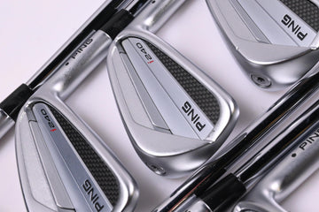 Ping I240 Irons / 4-PW+GW / Black Dot / Stiff Flex Ping AWT 2.0 Shafts