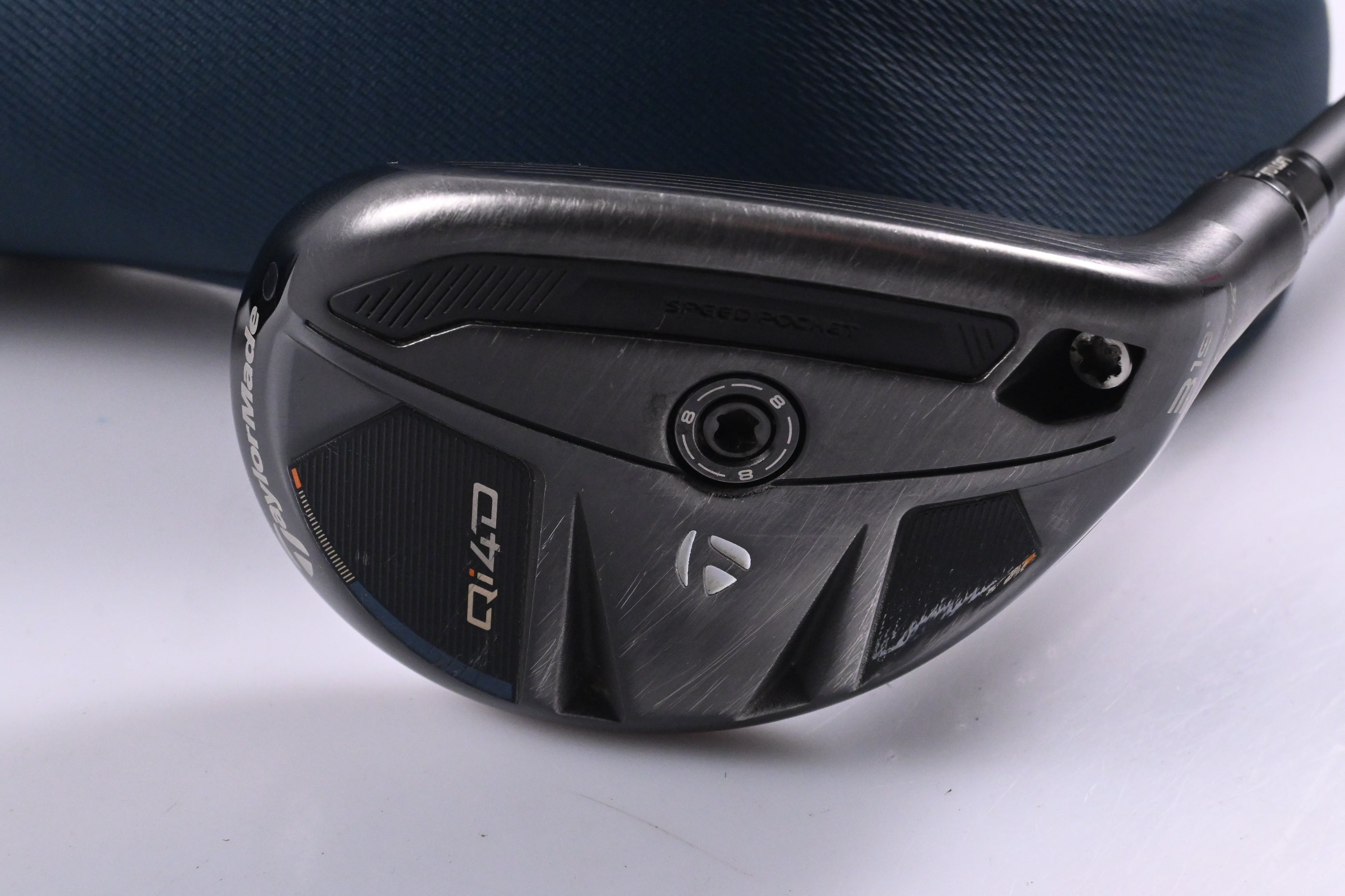 Taylormade Qi4D #3 Hybrid / 19 Degree / Stiff Flex REAX By KBS 75 Shaft