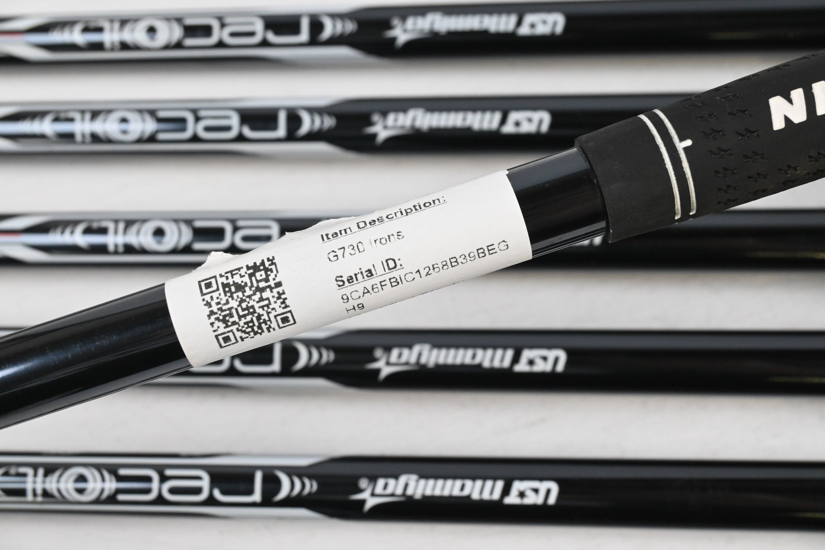 Ping G730 Irons / 6-PW+UW+GW+SW / Green Dot / Senior Flex UST Mamiya Recoil 65