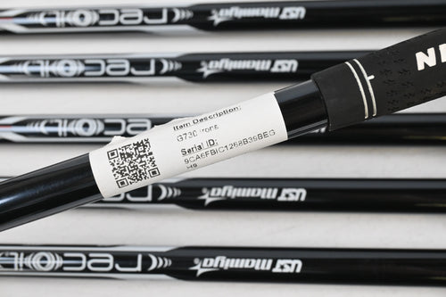Ping G730 Irons / 6-PW+UW+GW+SW / Green Dot / Senior Flex UST Mamiya Recoil 65