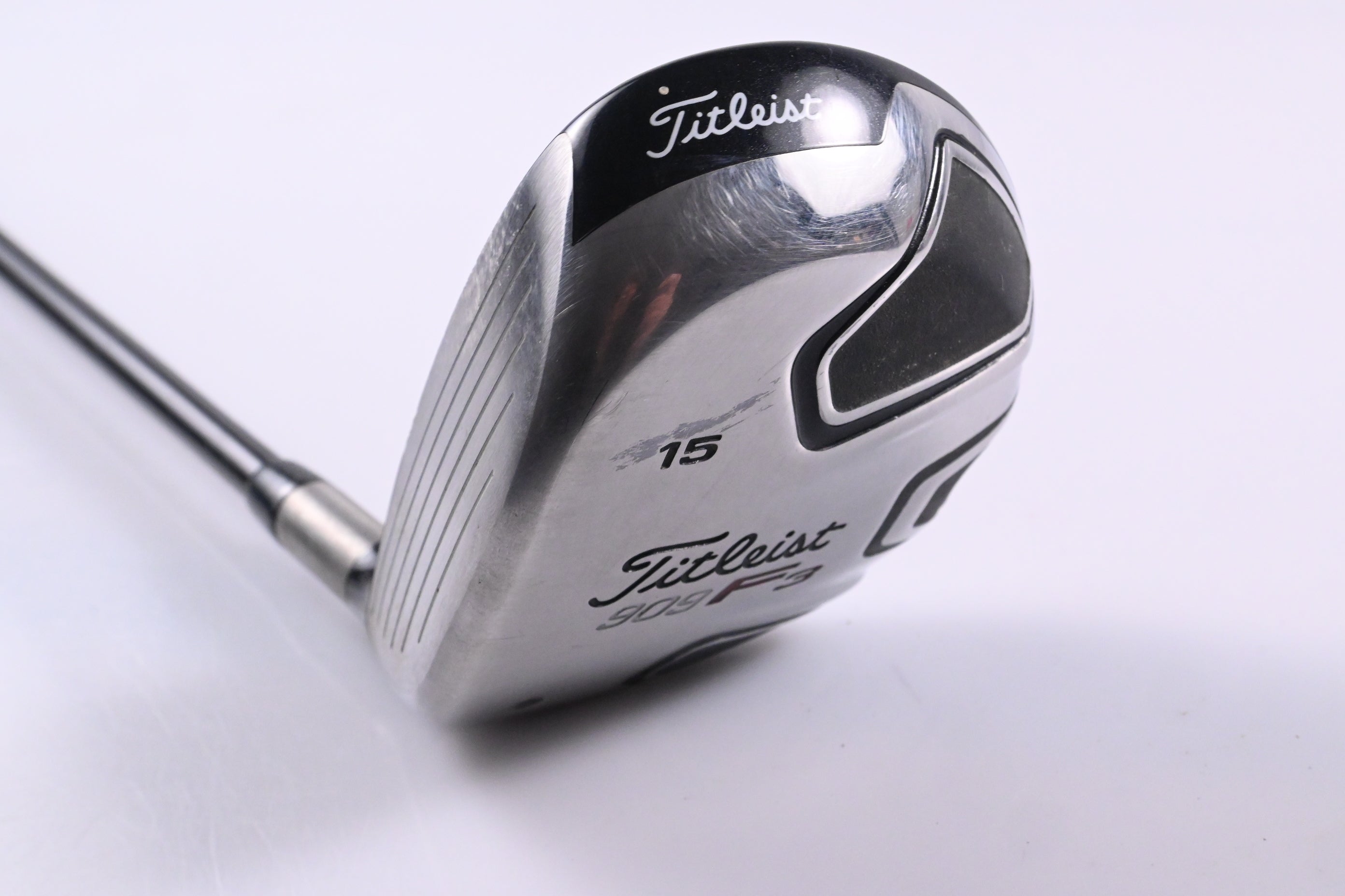 Left Hand Titleist 909 F3 #3 Wood / 15 Degree / Stiff Flex Aldila VooDoo Shaft