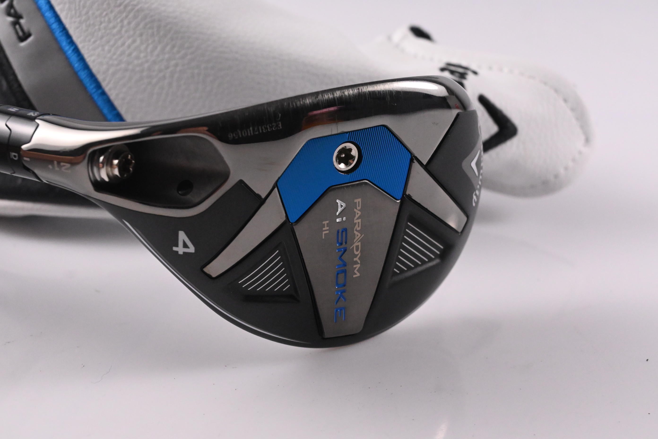 Left Hand Callaway Paradym Ai Smoke #4 Hybrid / 21 Degree / Regular Flex Cypher