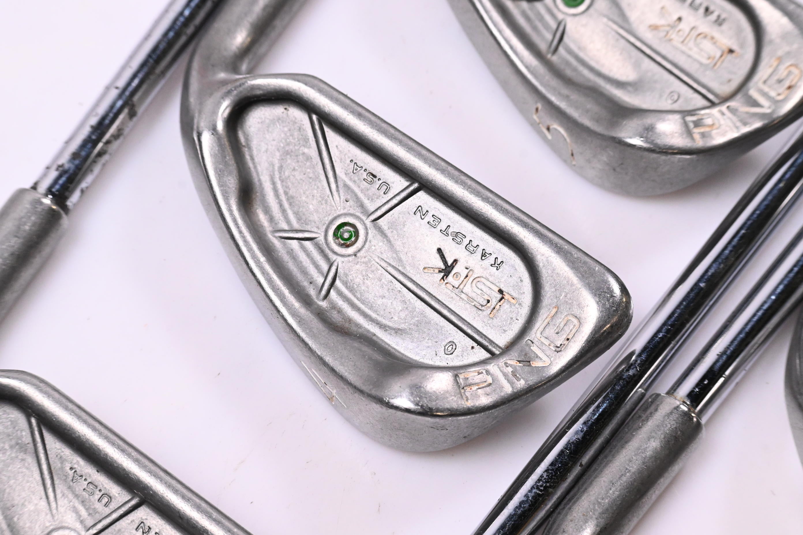 Ping ISI-K Irons / 3-PW+SW / Green Dot / Regular Flex Ping JZ Shafts