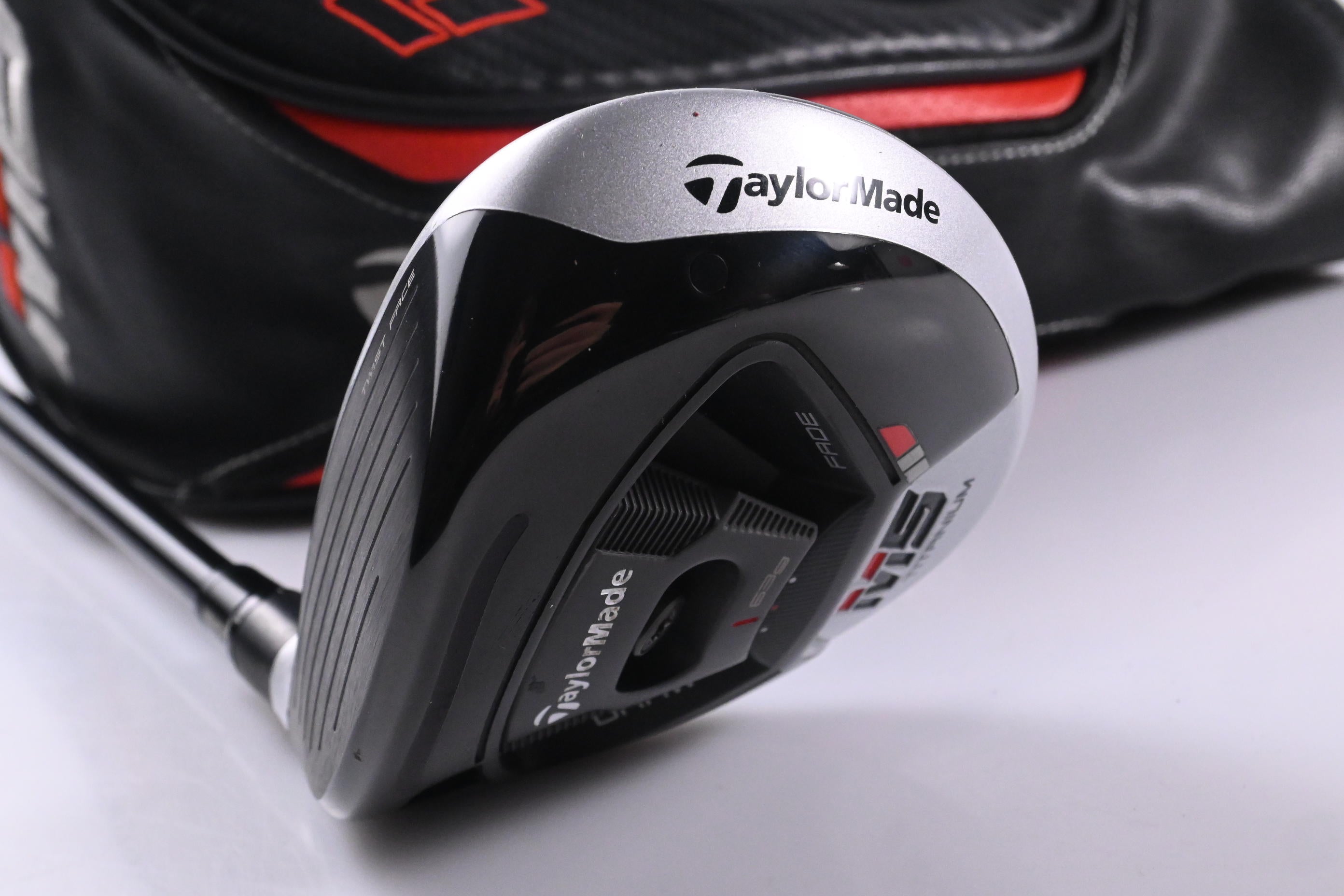 Left Hand Taylormade M5 #3 Wood / 15 Degree / Stiff Flex Kai'Li Red 75 Shaft