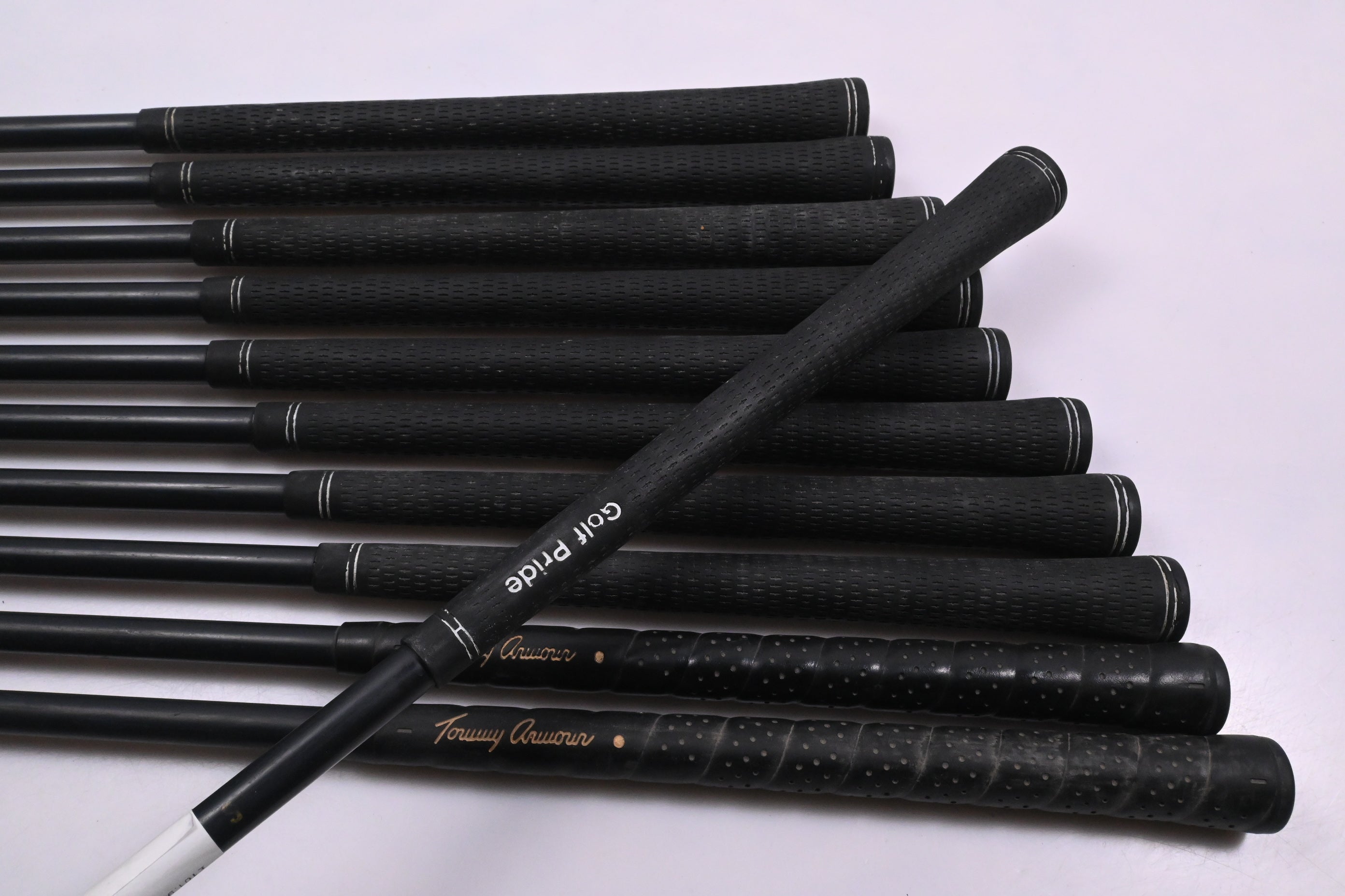 Tommy Armour 845 Silver Scot Irons / 1-PW+SW / Stiff Flex Graphite Shafts