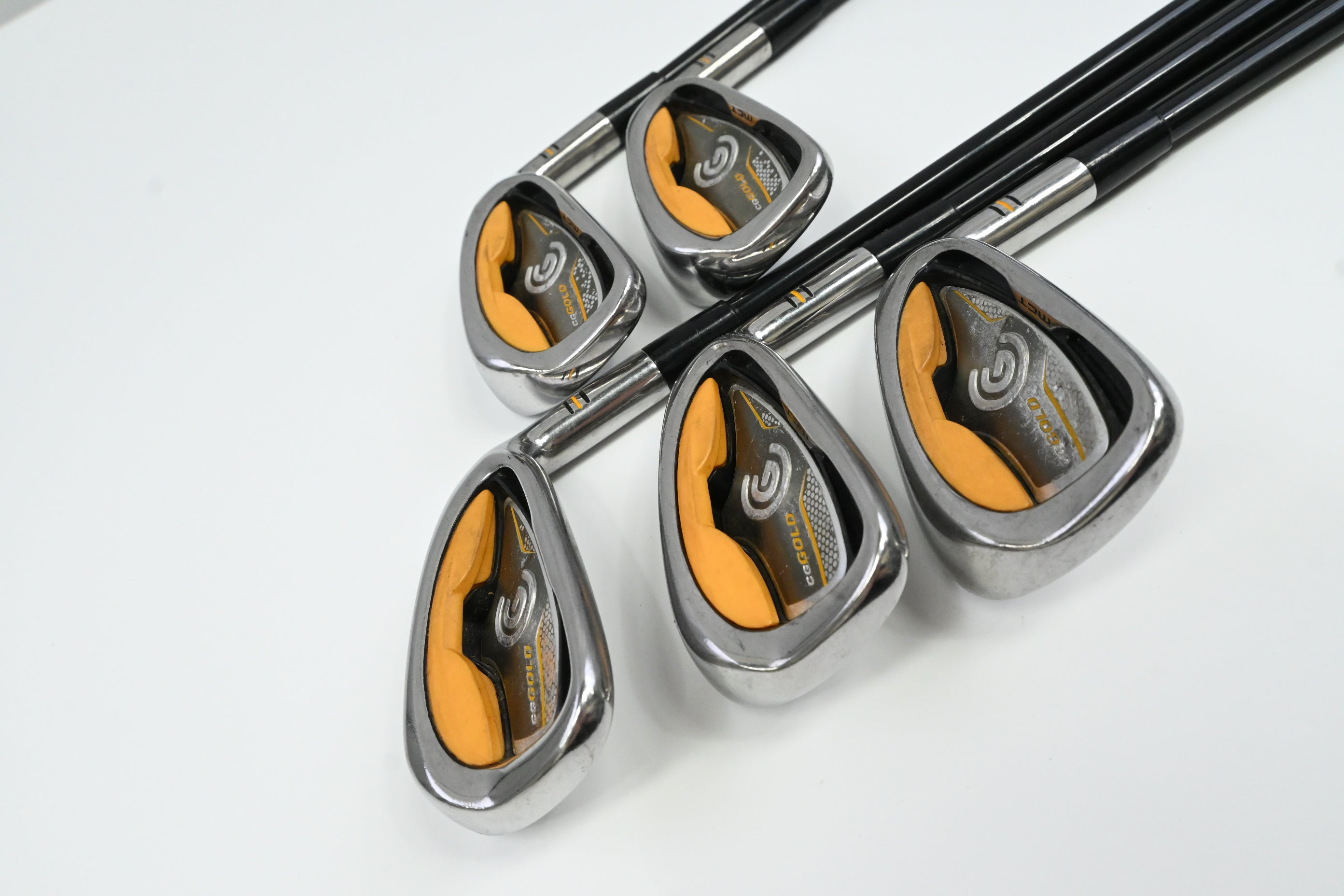 Cleveland CG Gold Irons / 5-PW, Missing #7 / Senior Flex CG Gold 75 Shafts