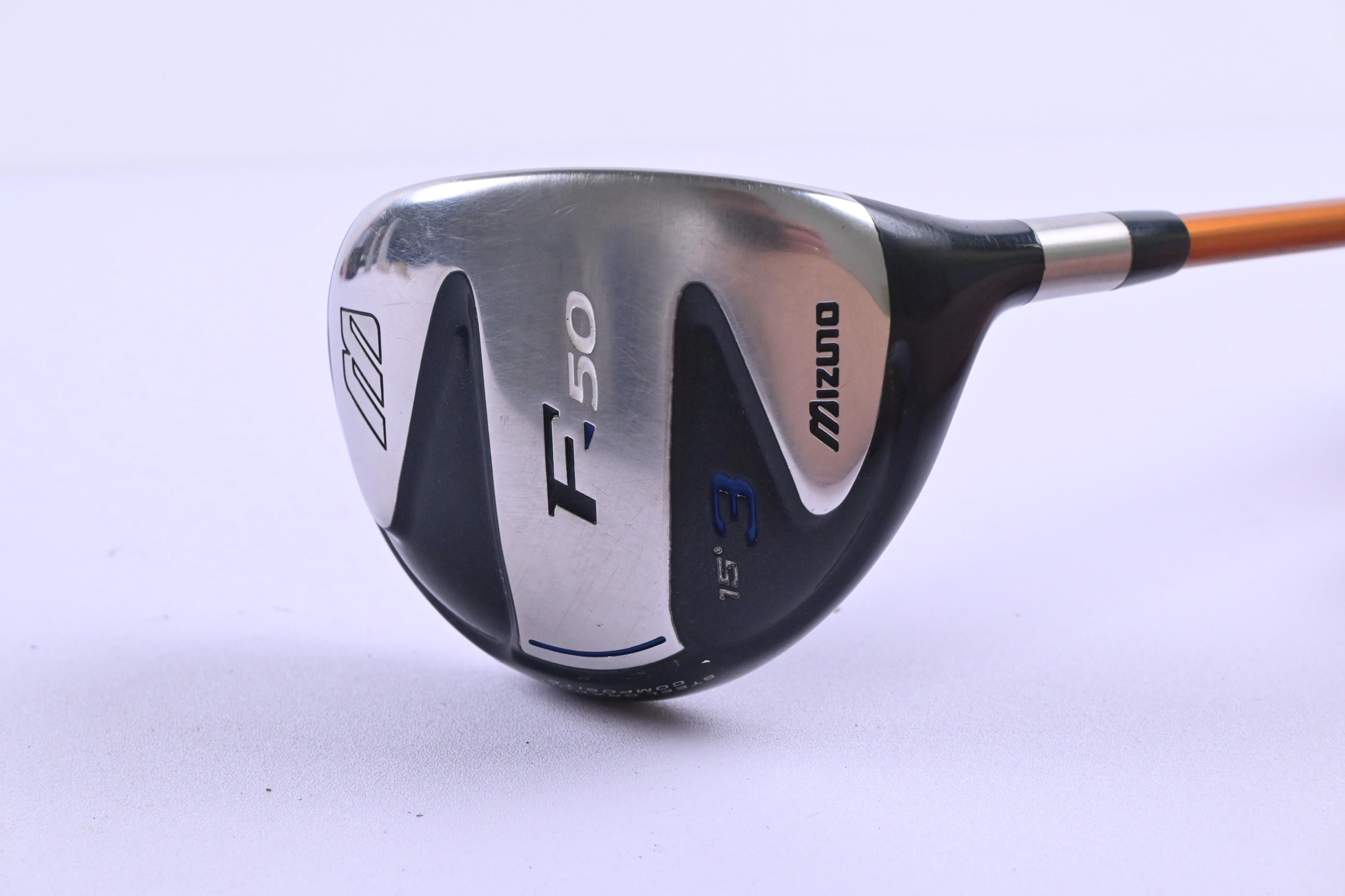 Mizuno F-50 #3 Wood / 15 Degree / Stiff Flex Aldila NVS Orange 65
