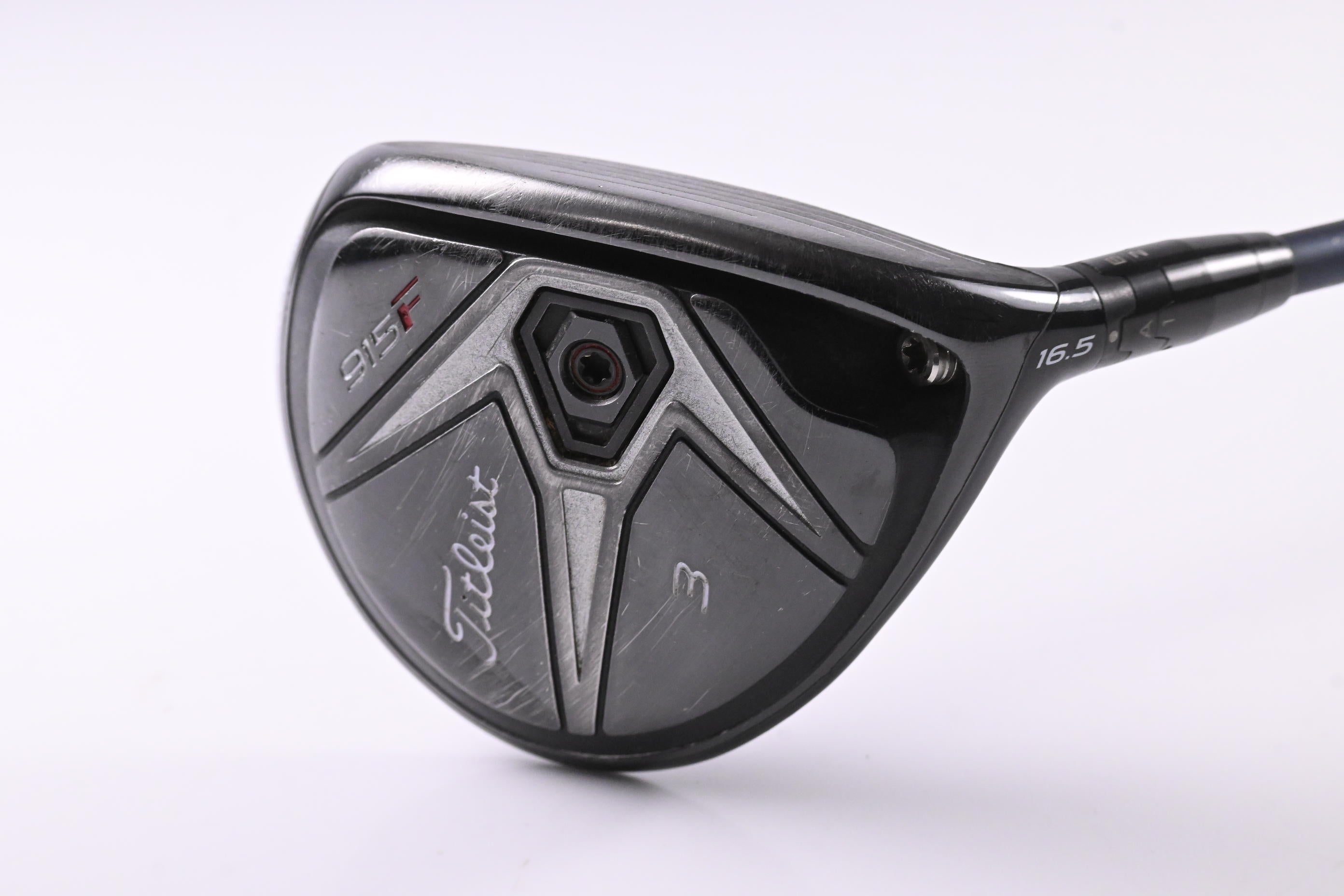 Titleist 915 F #3 Wood / 16.5 Degree / X-Flex Fujikura Speeder 74 Shaft