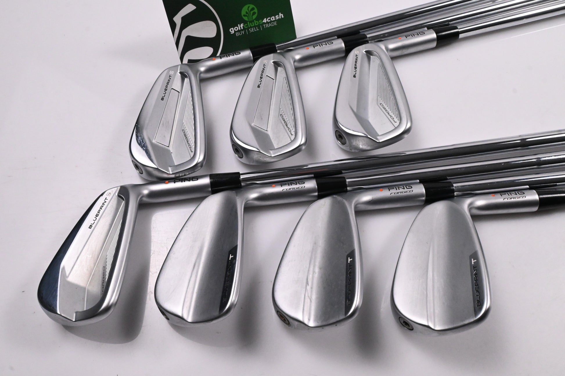 Ping Blueprint S/Blueprint T Combo Irons / 4-PW / Orange Dot / X-Flex