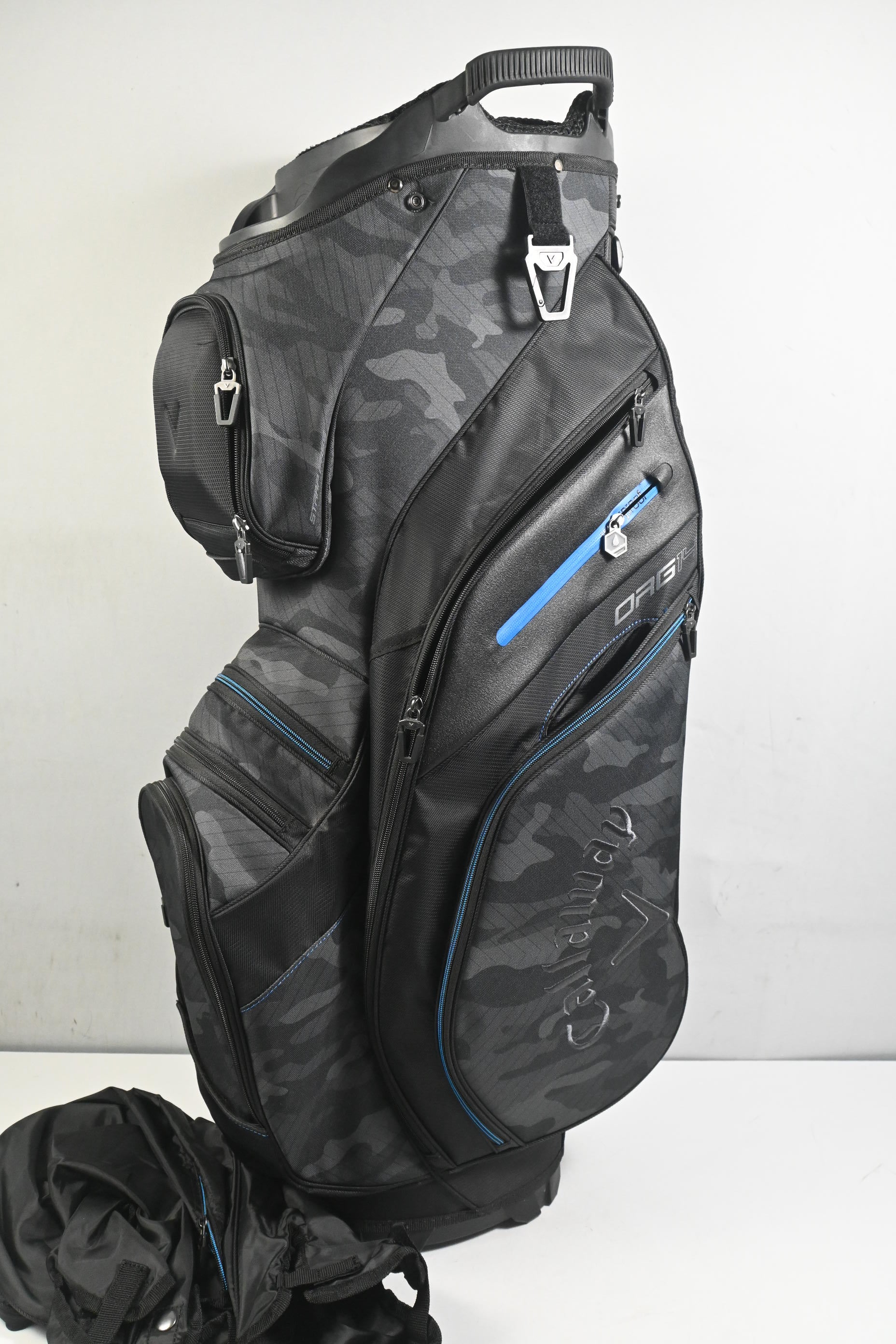 Callaway Org 14 Cart Bag / 14-Way Divider / Black, Camo & Blue