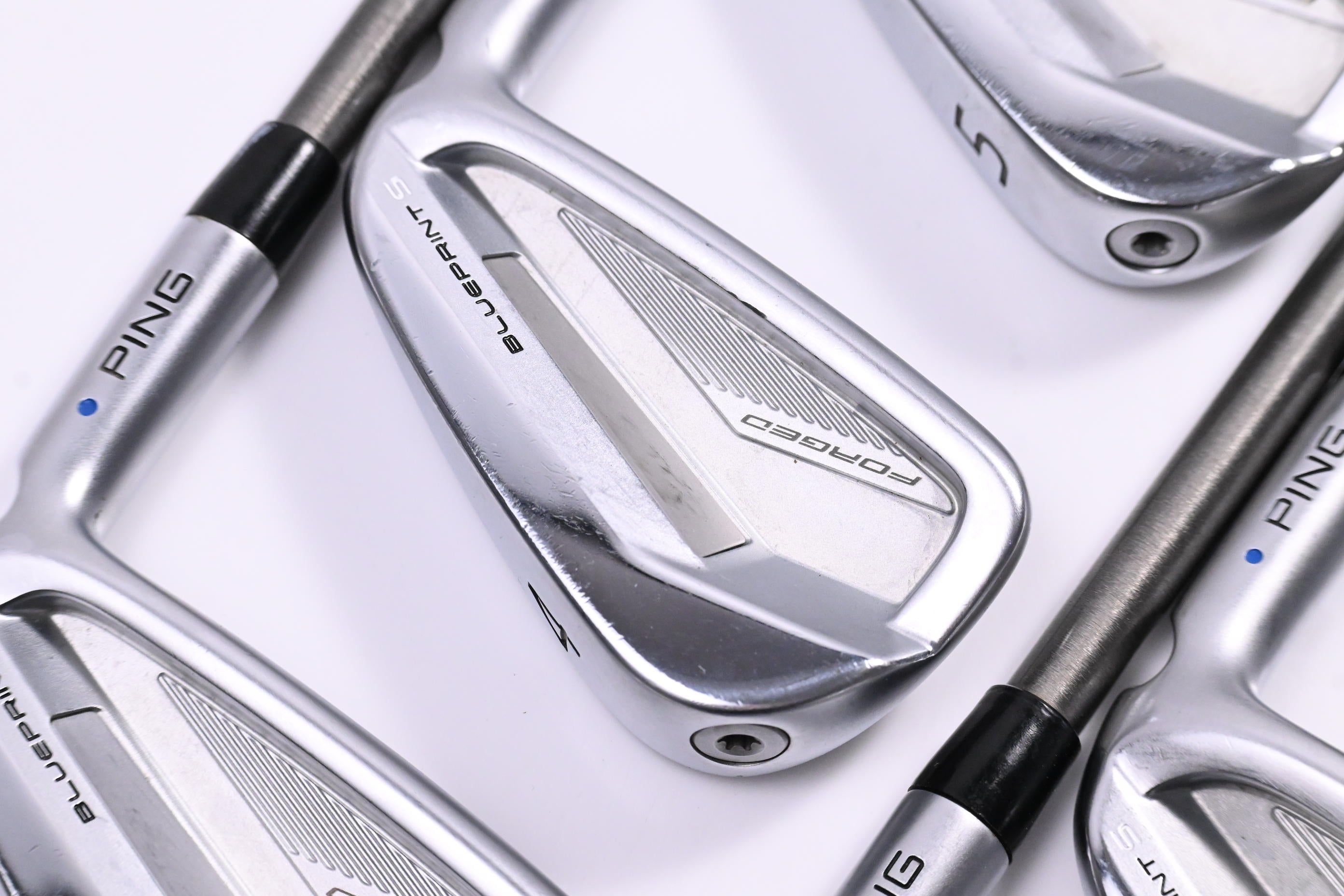 Ping Blueprint S Irons / 3-PW / Blue Dot / Stiff Flex Steelfiber i95 Shafts