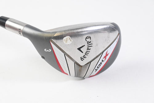 Left Hand Callaway X Hot #3 Hybrid / 19 Degree / Regular Flex Callaway X Hot 60