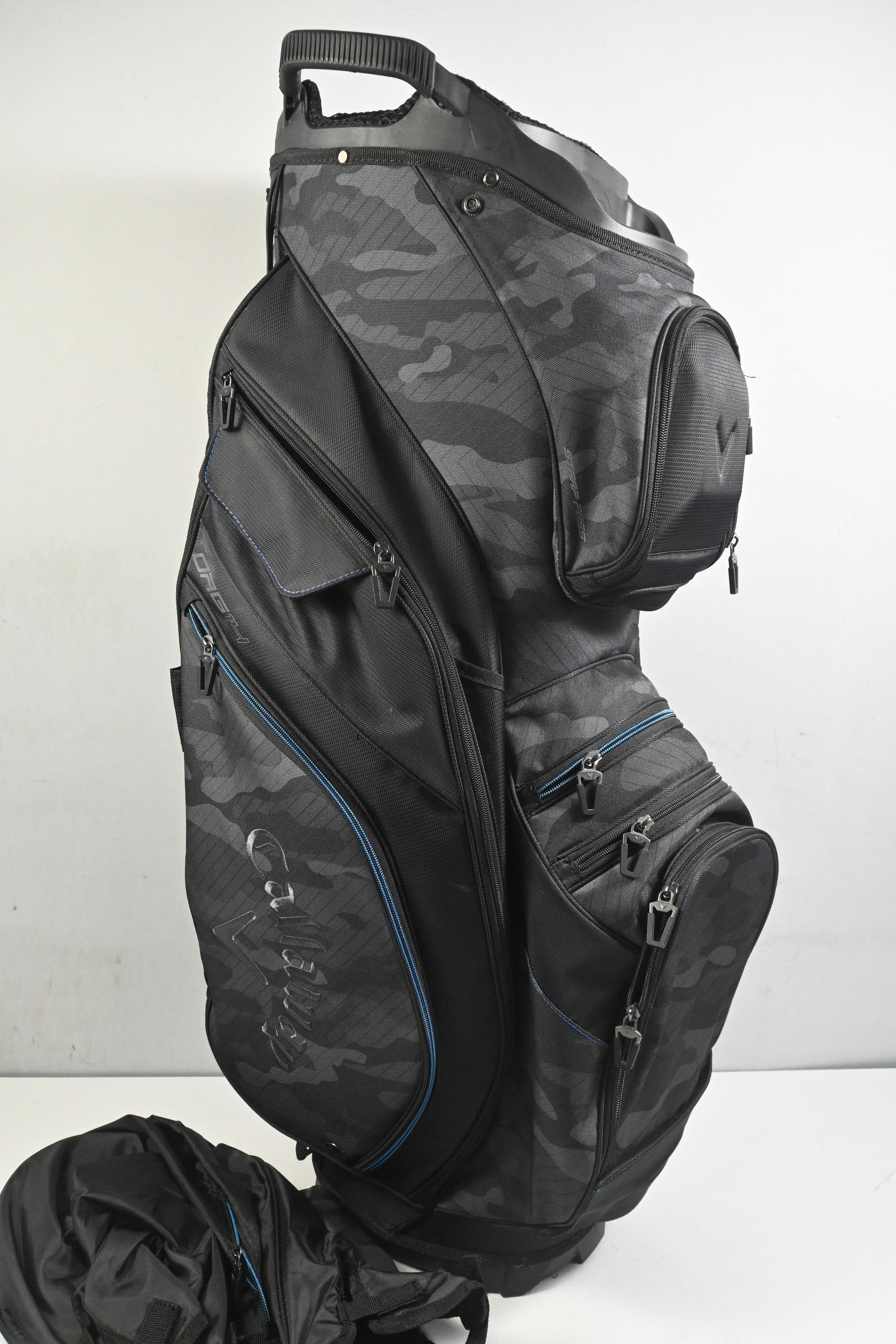 Callaway Org 14 Cart Bag / 14-Way Divider / Black, Camo & Blue