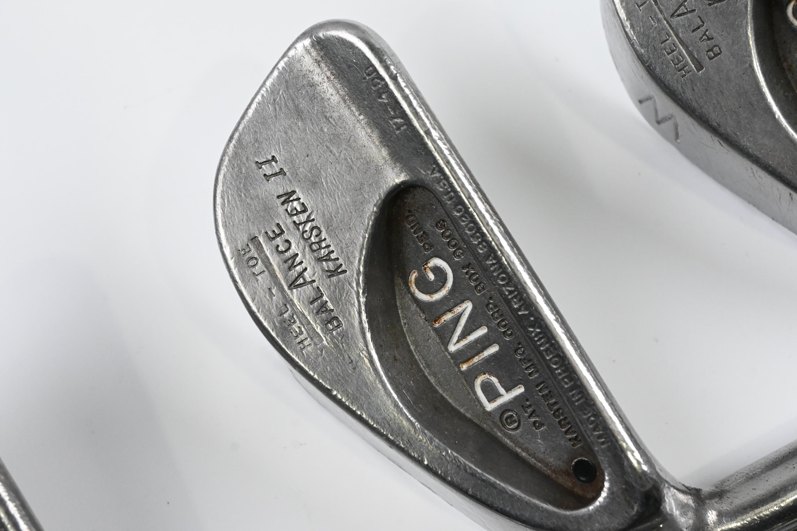 Left Hand Ping Karsten II Irons / 1-PW+SW / Blue Dot / Stiff Flex