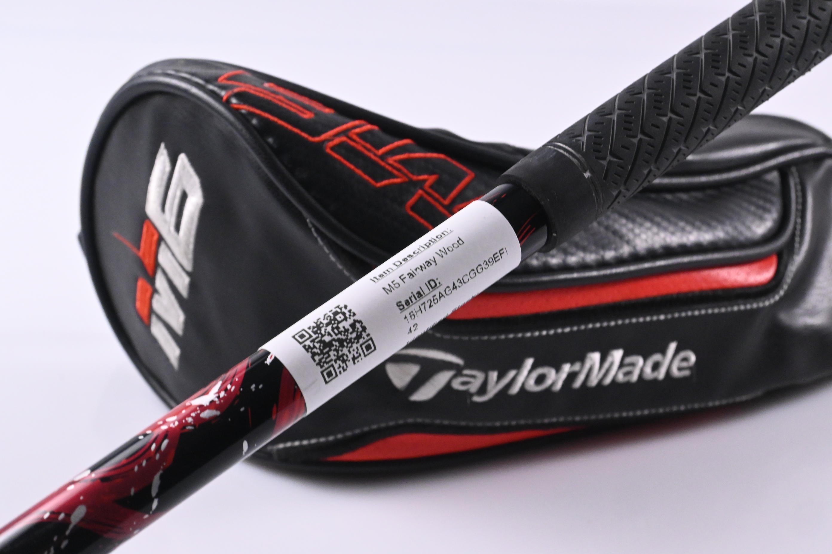 Left Hand Taylormade M5 #3 Wood / 15 Degree / Stiff Flex Kai'Li Red 75 Shaft
