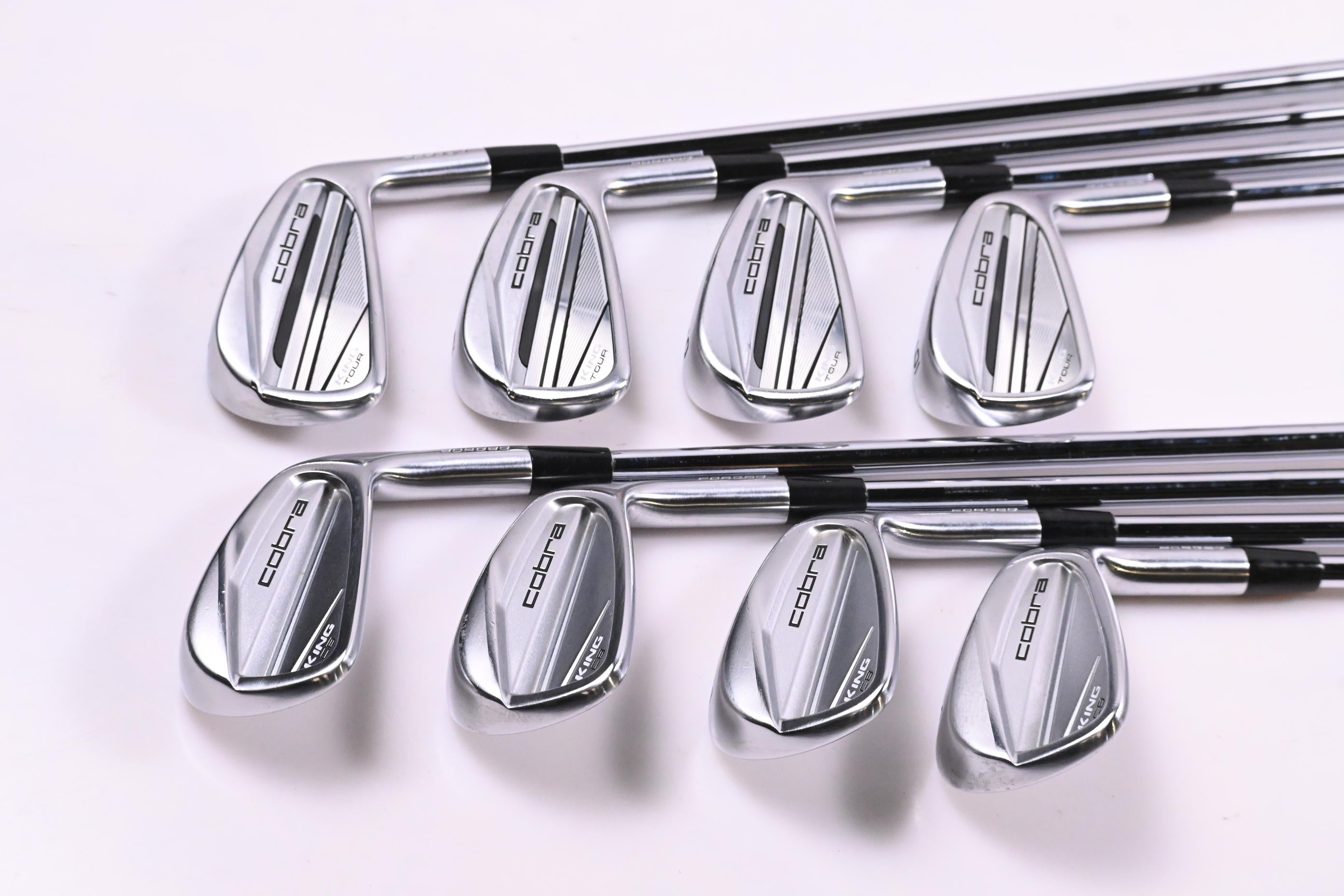 Cobra King Tour/CB Irons / 3-PW / X-Flex KBS $-Taper 130 Shafts